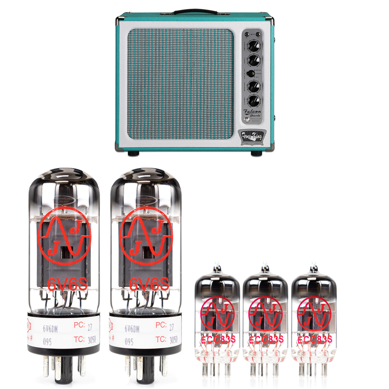 Tone King Falcon Tube Kit with JJ Tubes - High Quality Replacement Kit