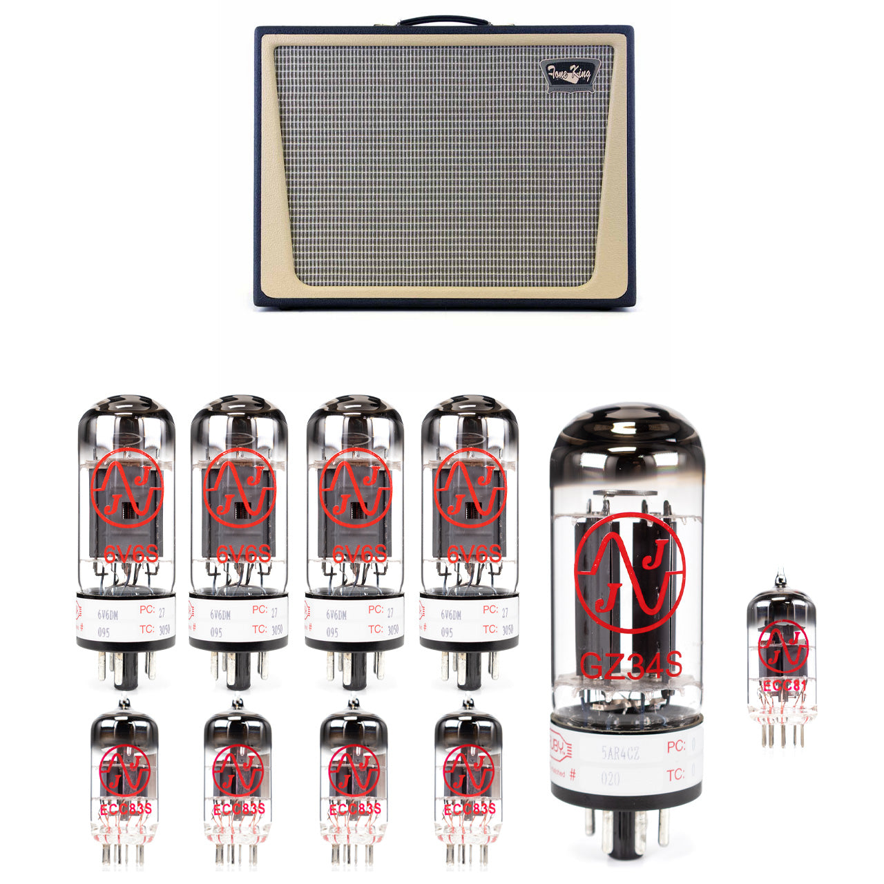 Tone King Metro Tube Kit with JJ Tubes - High Quality Replacement Kit