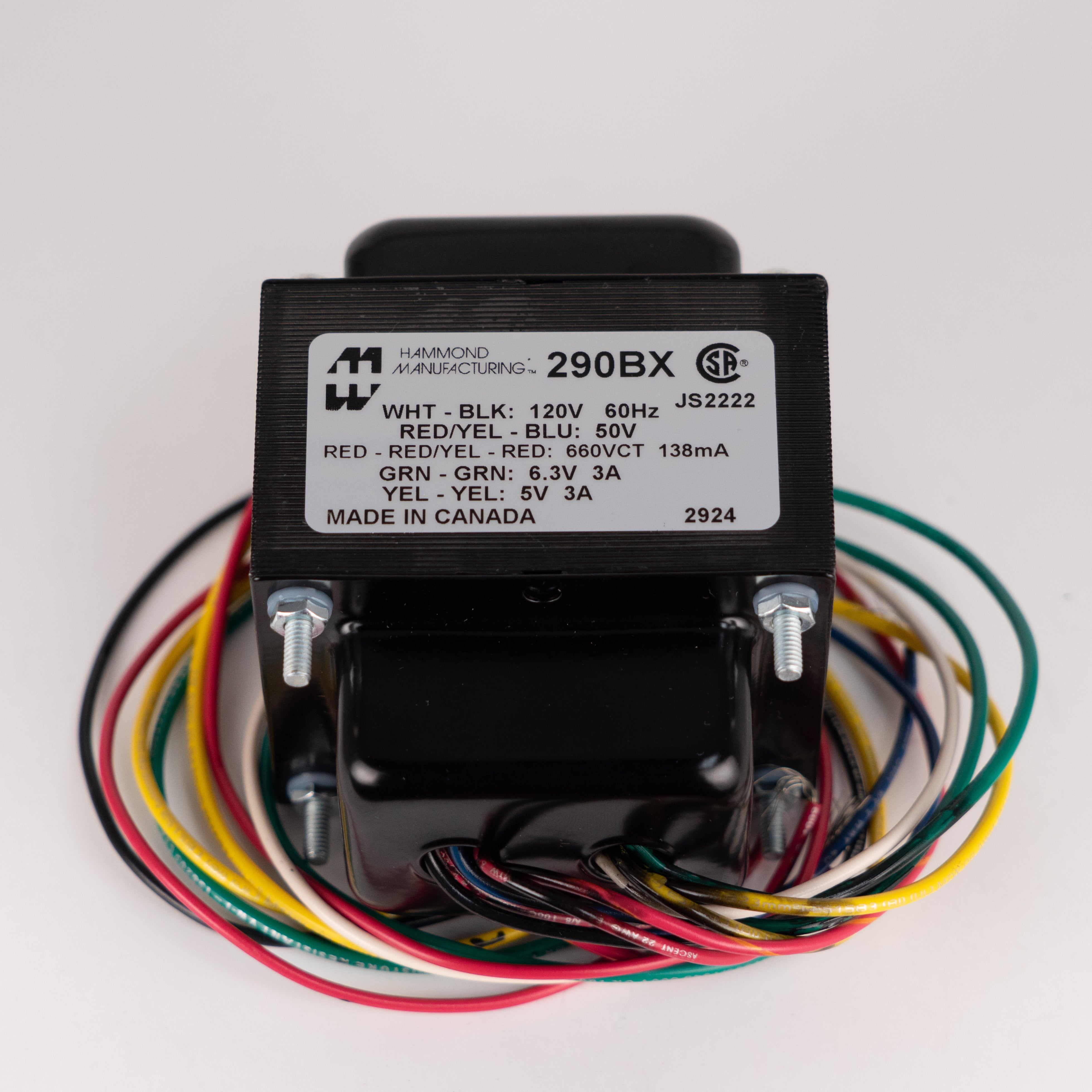 Hammond Transformer for Fender 120 V (290BX) - Amplifier | Ruby Tubes