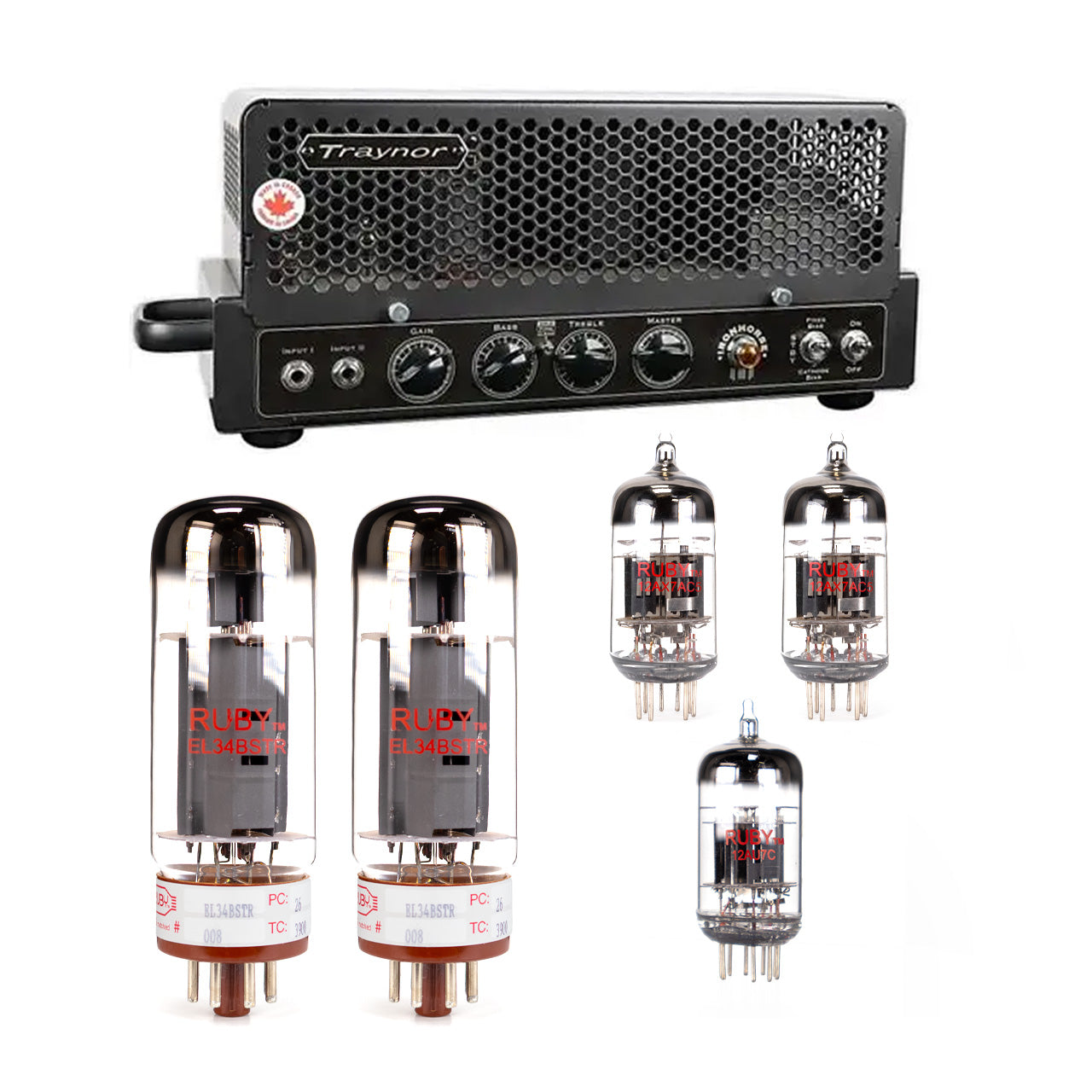 Traynor Iron Horse 40 Tube Kit with RUBY Tubes - High Quality Replacement Kit