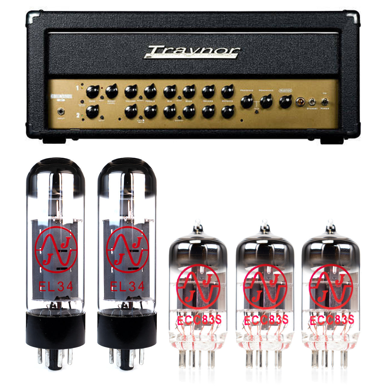 Traynor YCS 50 Head and Combo Tube Kit with JJ Tubes - High Quality Replacement Kit