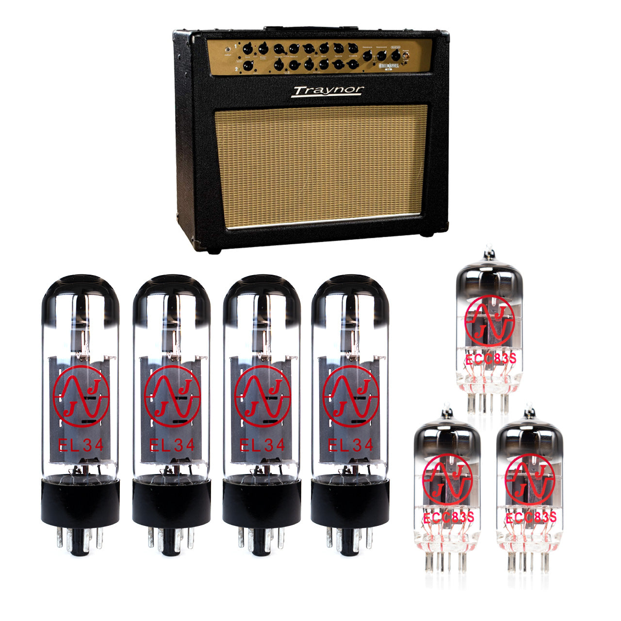Traynor YCS 90 Tube Kit with JJ Tubes - High Quality Replacement Kit