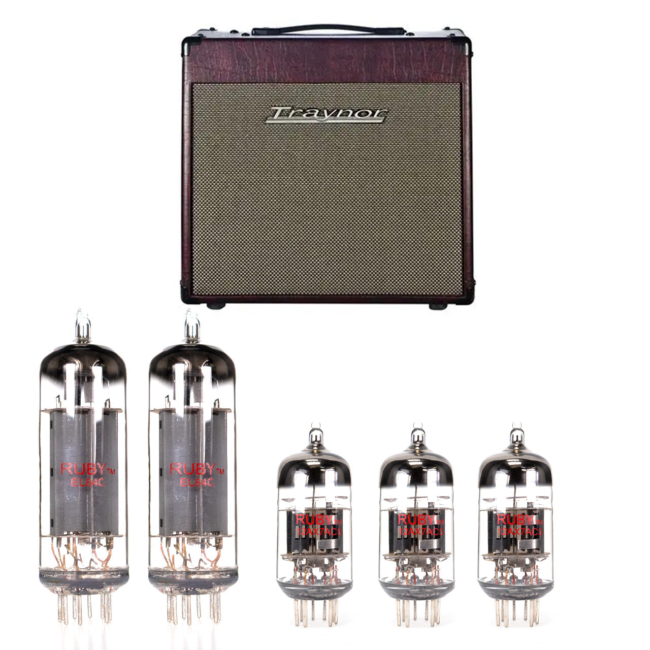 Traynor YCV 20 Tube Kit with RUBY Tubes - High Quality Replacement Kit