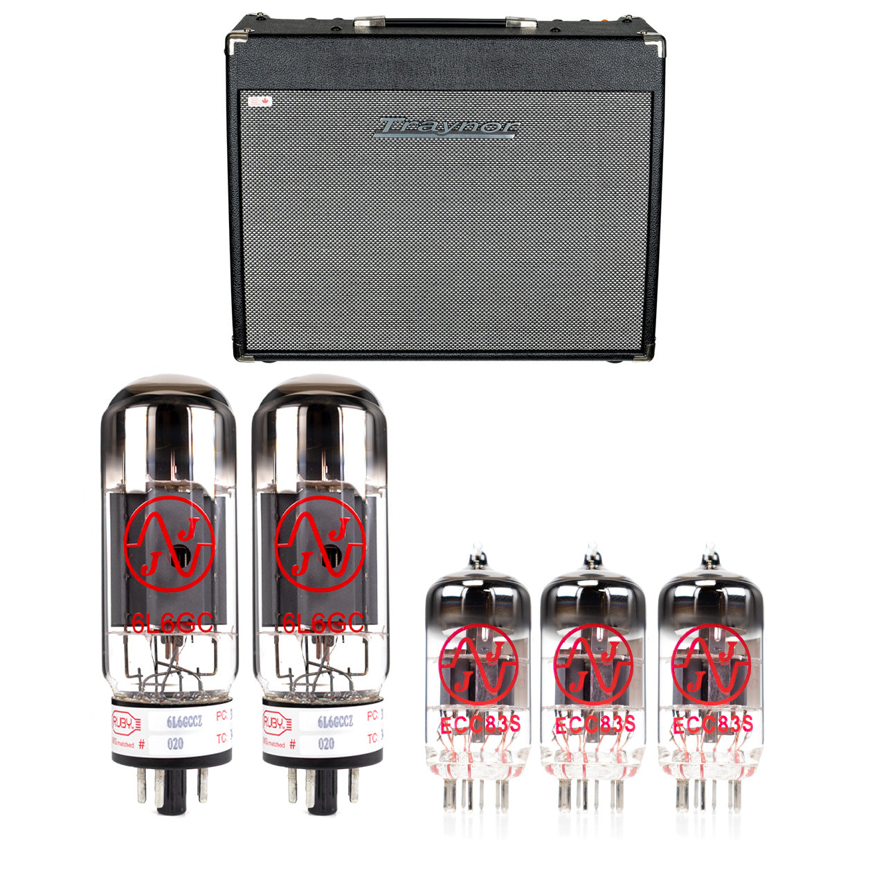 Traynor YCV 40 Tube Kit with JJ Tubes - High Quality Replacement Kit