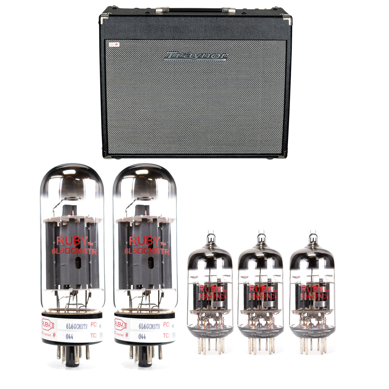 Traynor YCV 40 Tube Kit with RUBY Tubes - High Quality Replacement Kit