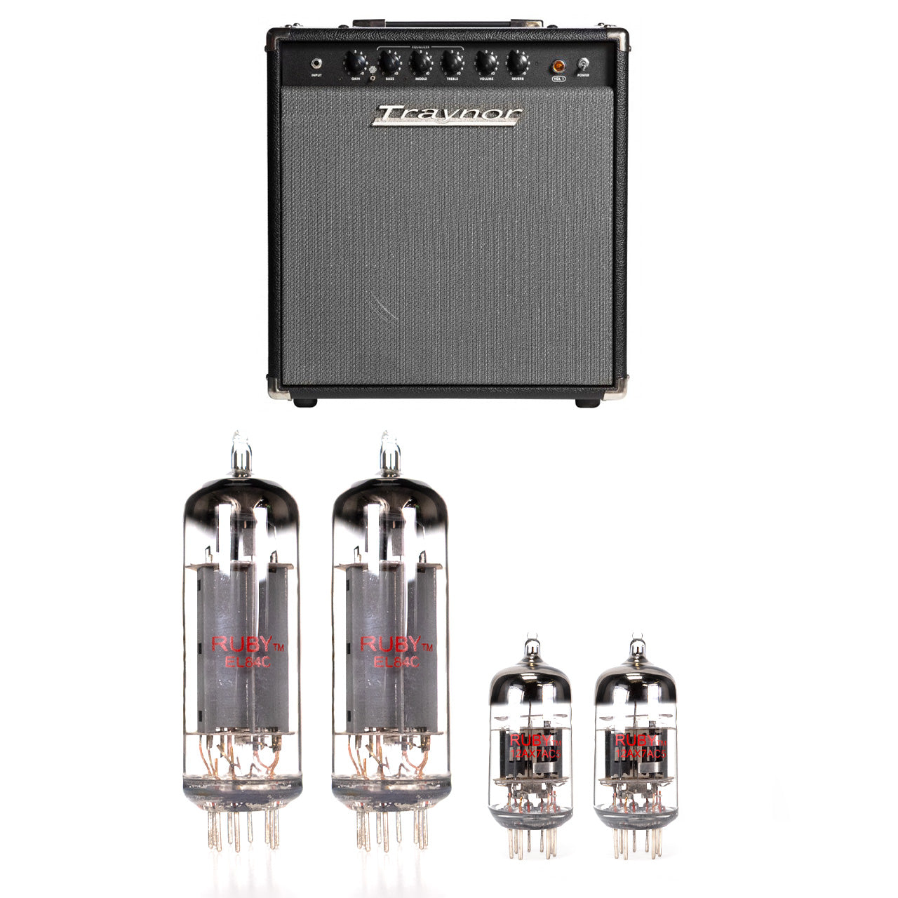 Traynor YGL 1 Tube Kit with RUBY Tubes - High Quality Replacement Kit