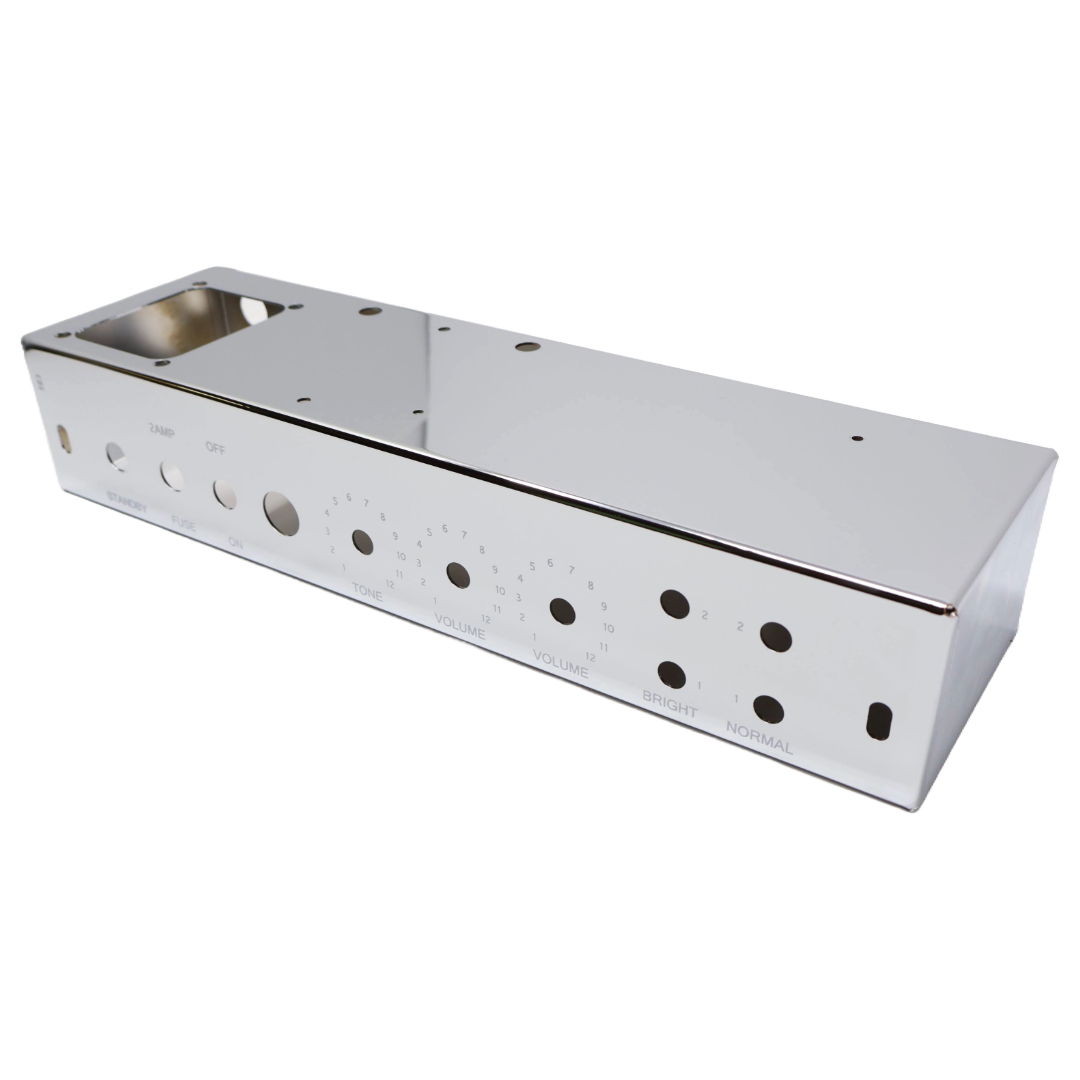 Tweed Deluxe 5E3 Chrome Steel Chassis, amplifier chassis