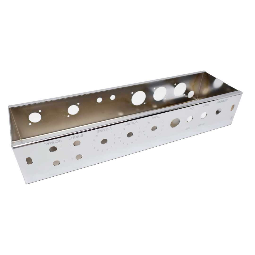 Tweed Deluxe 5E3 Chrome Steel Chassis, amplifier chassis