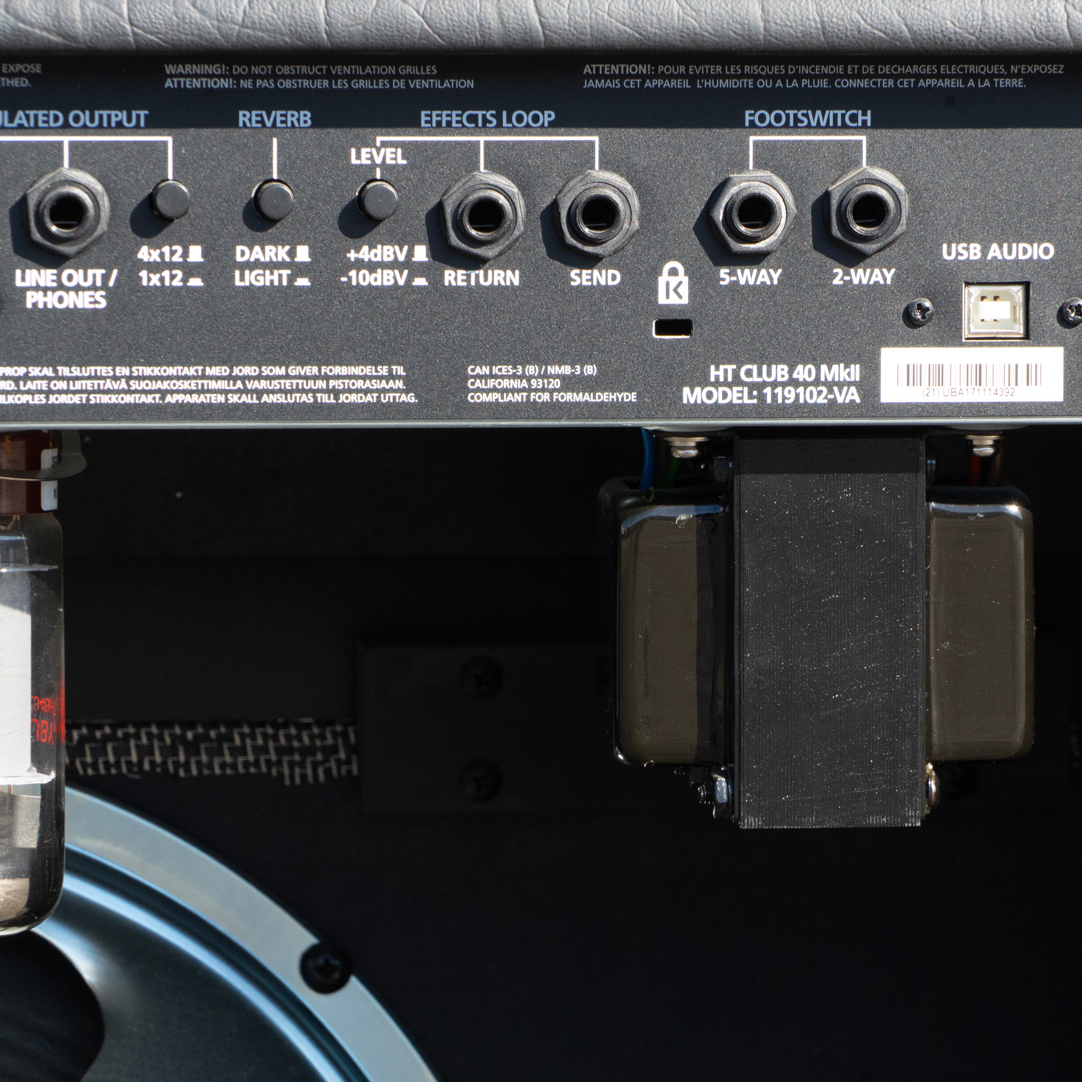 Used - Blackstar HT Club 40 MKII 6L6 40-Watt 1x12" Tube Guitar Combo Black