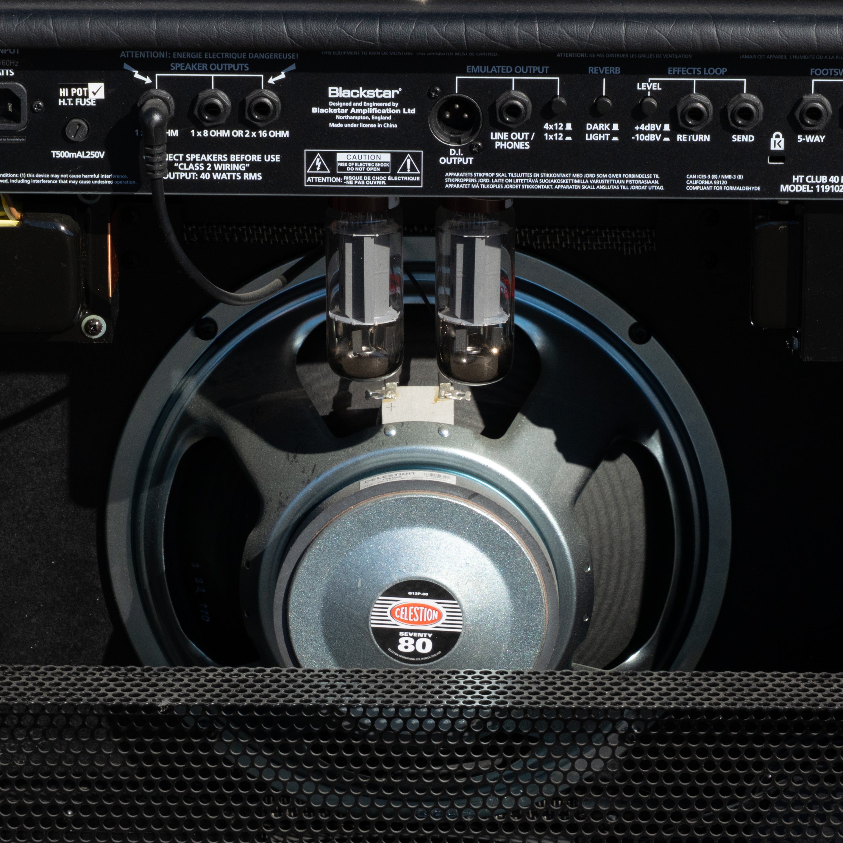 Used - Blackstar HT Club 40 MKII 6L6 40-Watt 1x12" Tube Guitar Combo Black