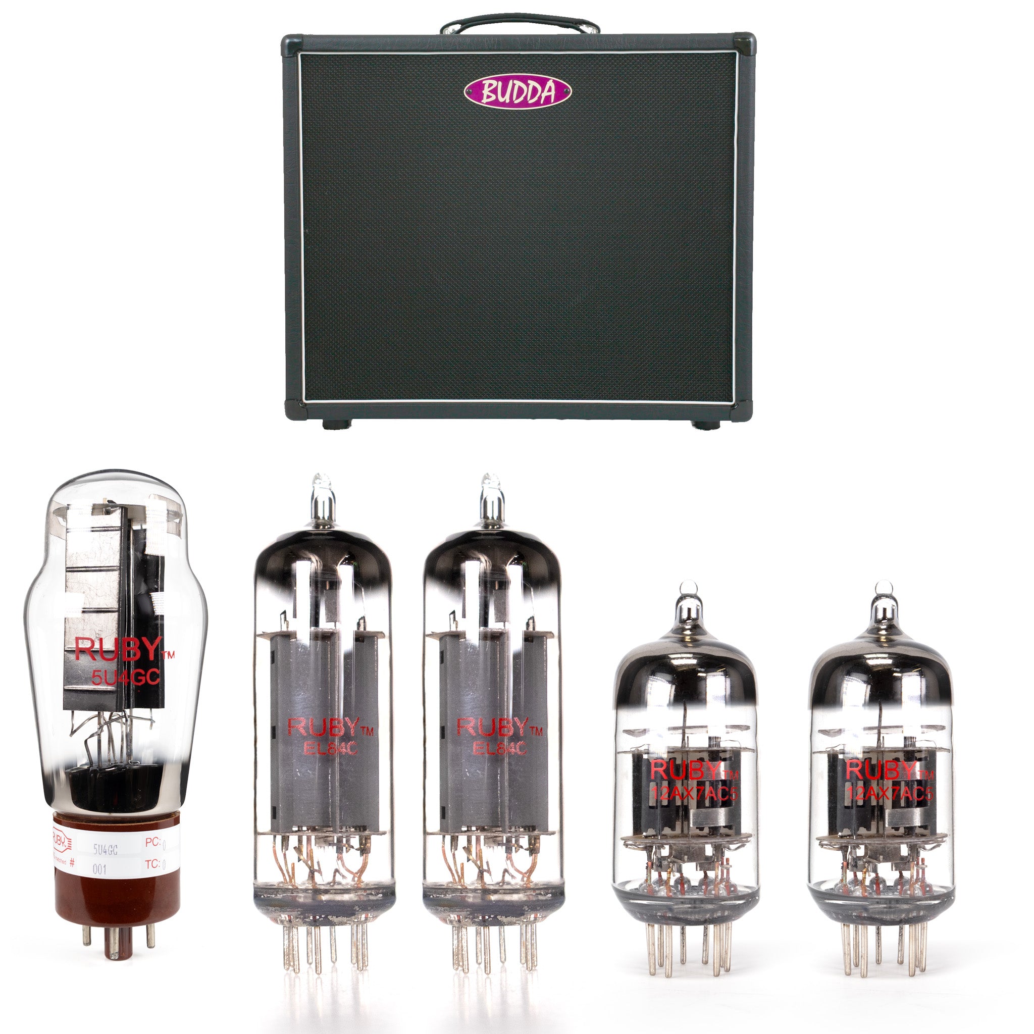 Budda Twinmaster Tube Kit with RUBY Tubes - High Quality Replacement Kit