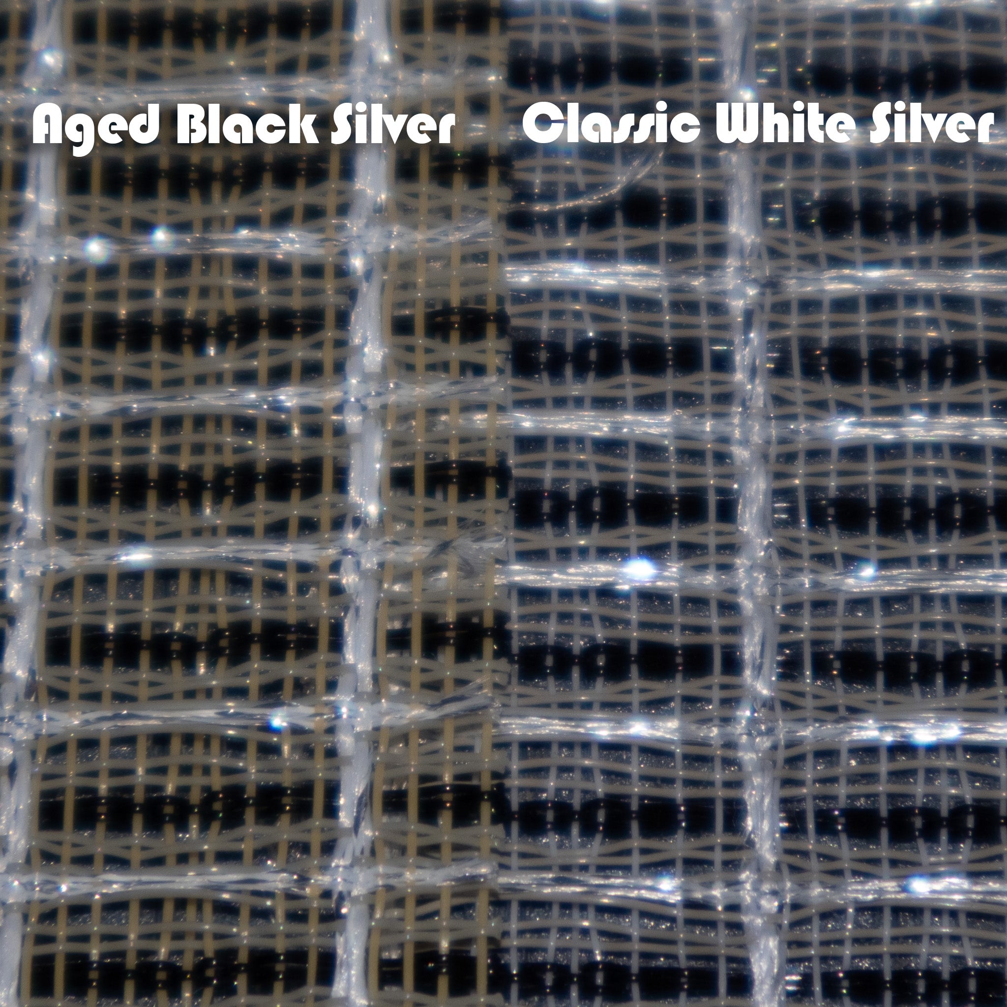 Fender Aged Black Silver Grill Cloth