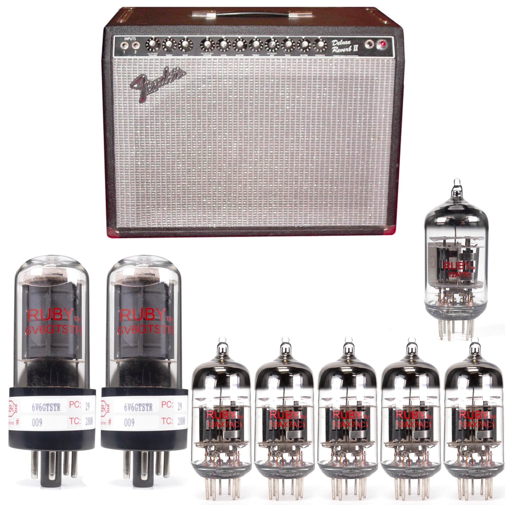 Fender Deluxe Reverb II Tube Kit
