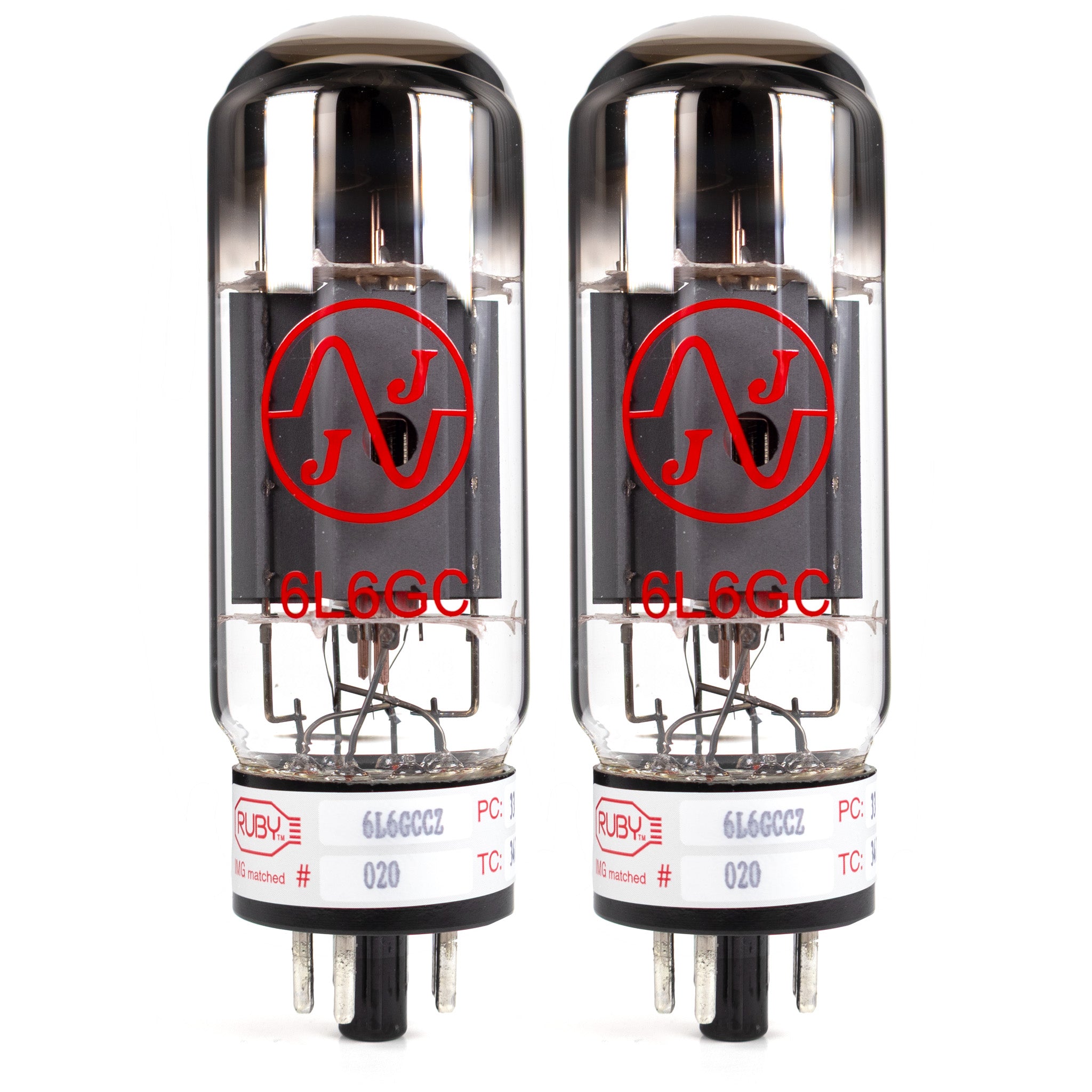 JJ 6L6 Matched Power Vacuum Tubes