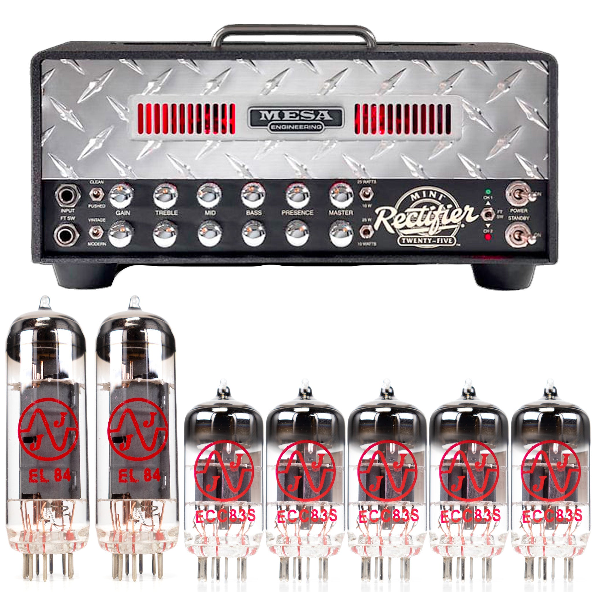 Mesa Boogie Mini Rectifier 25W Tube Kit with JJ Tubes - High Quality Replacement Kit