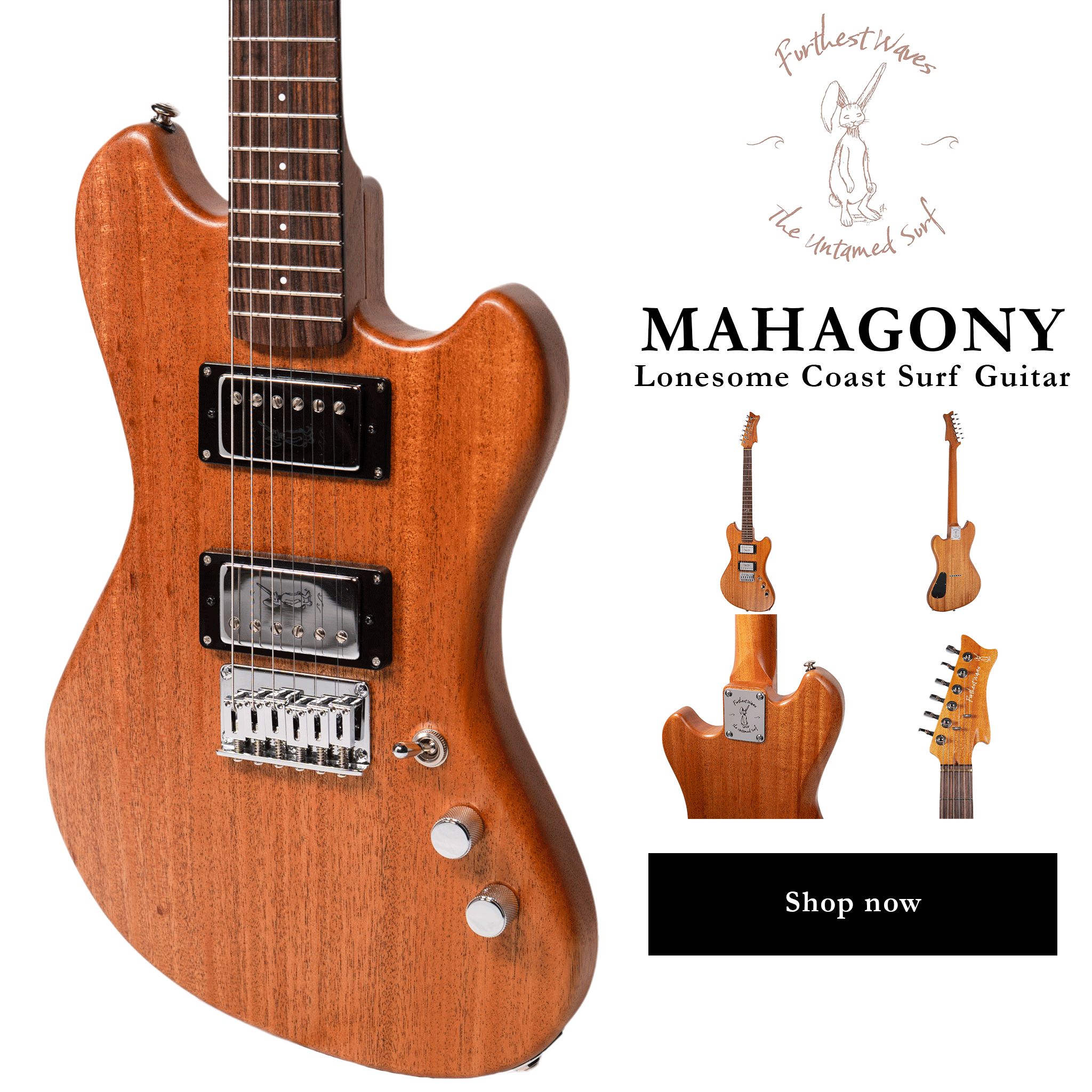 Furthest Waves Guitars: Handmade California Surf & Offset Electrics Ruby Tubes