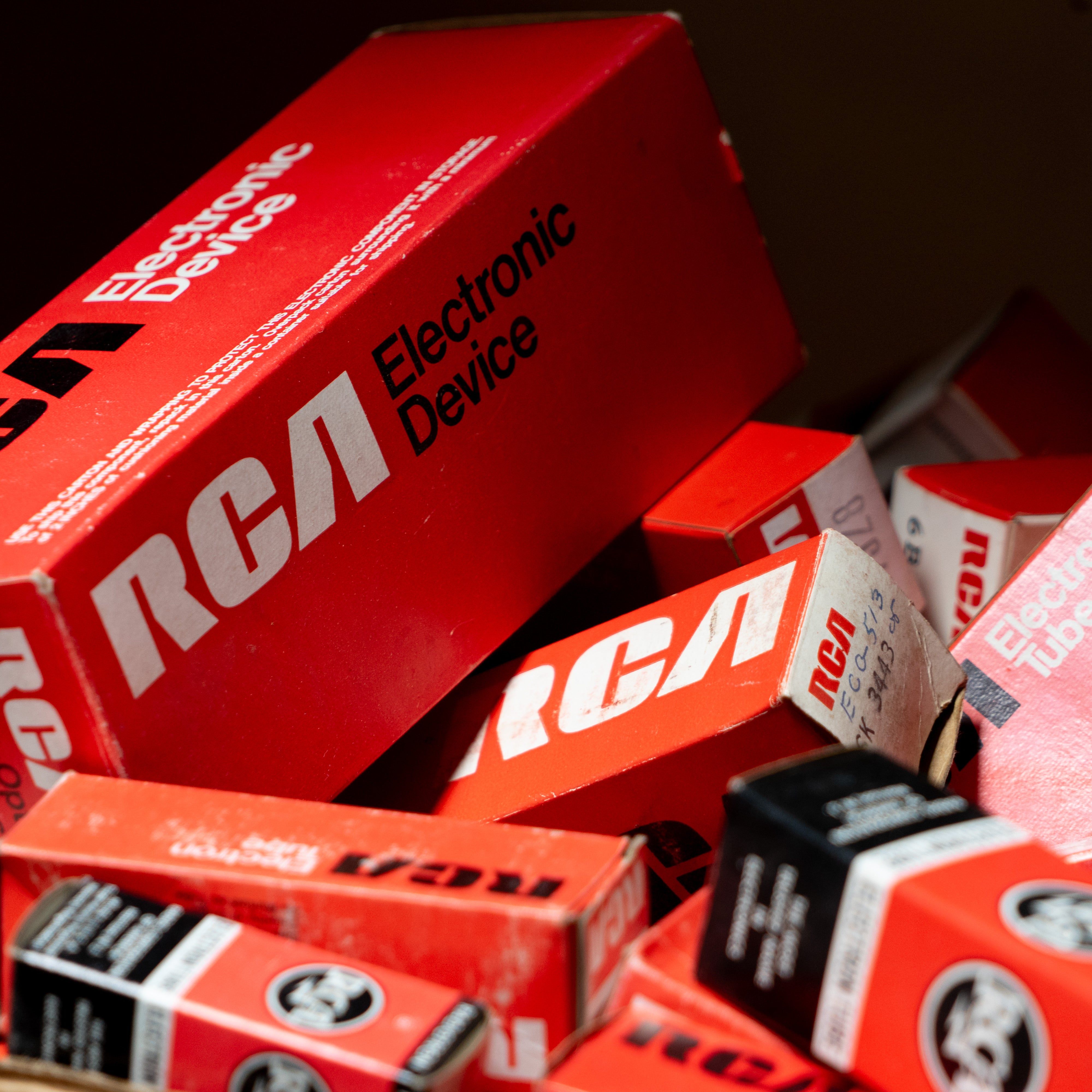 Bulk NOS Tubes - By the pound Ruby Tubes