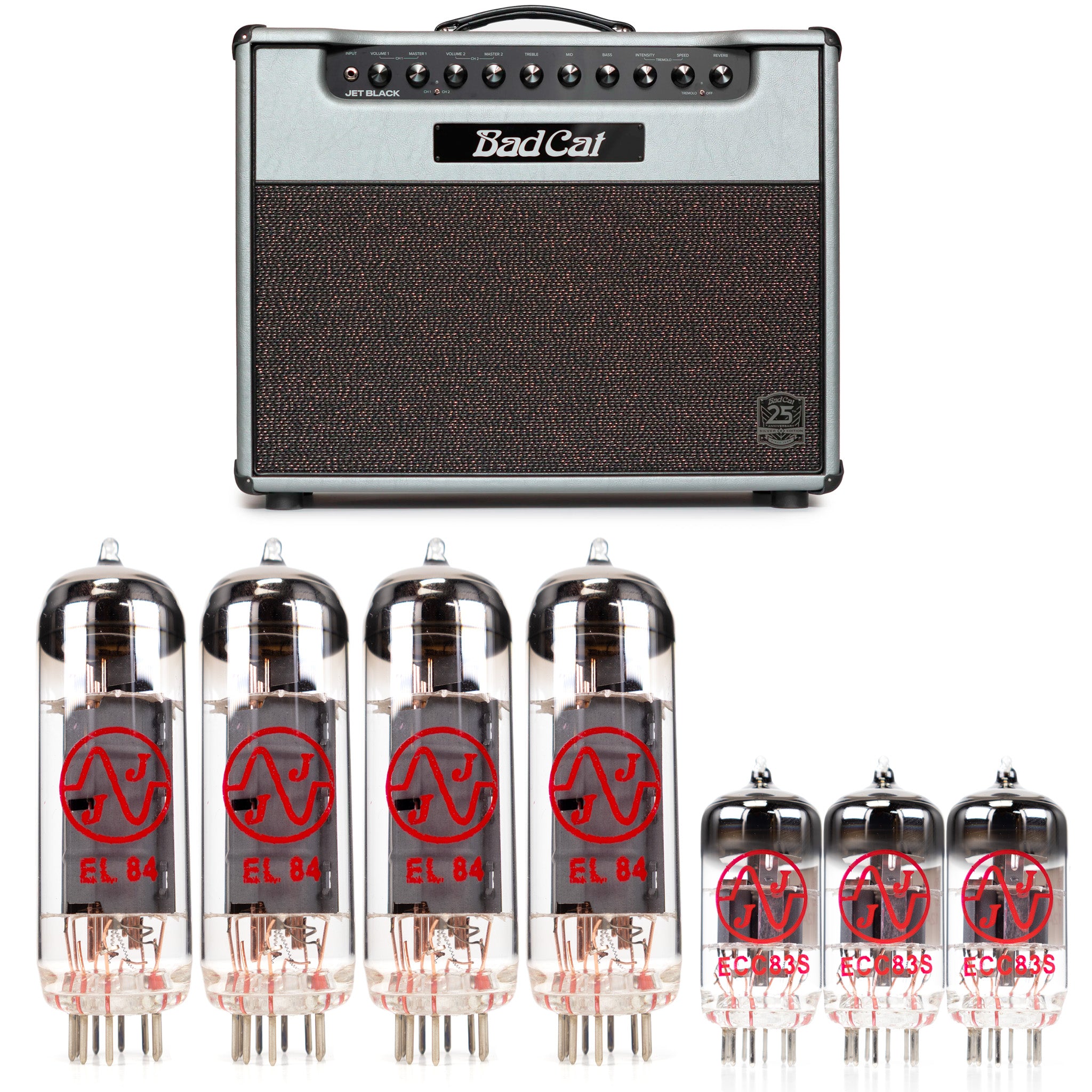 Bad Cat 25th Anniversary Jet Black Amplifier Tube Kit