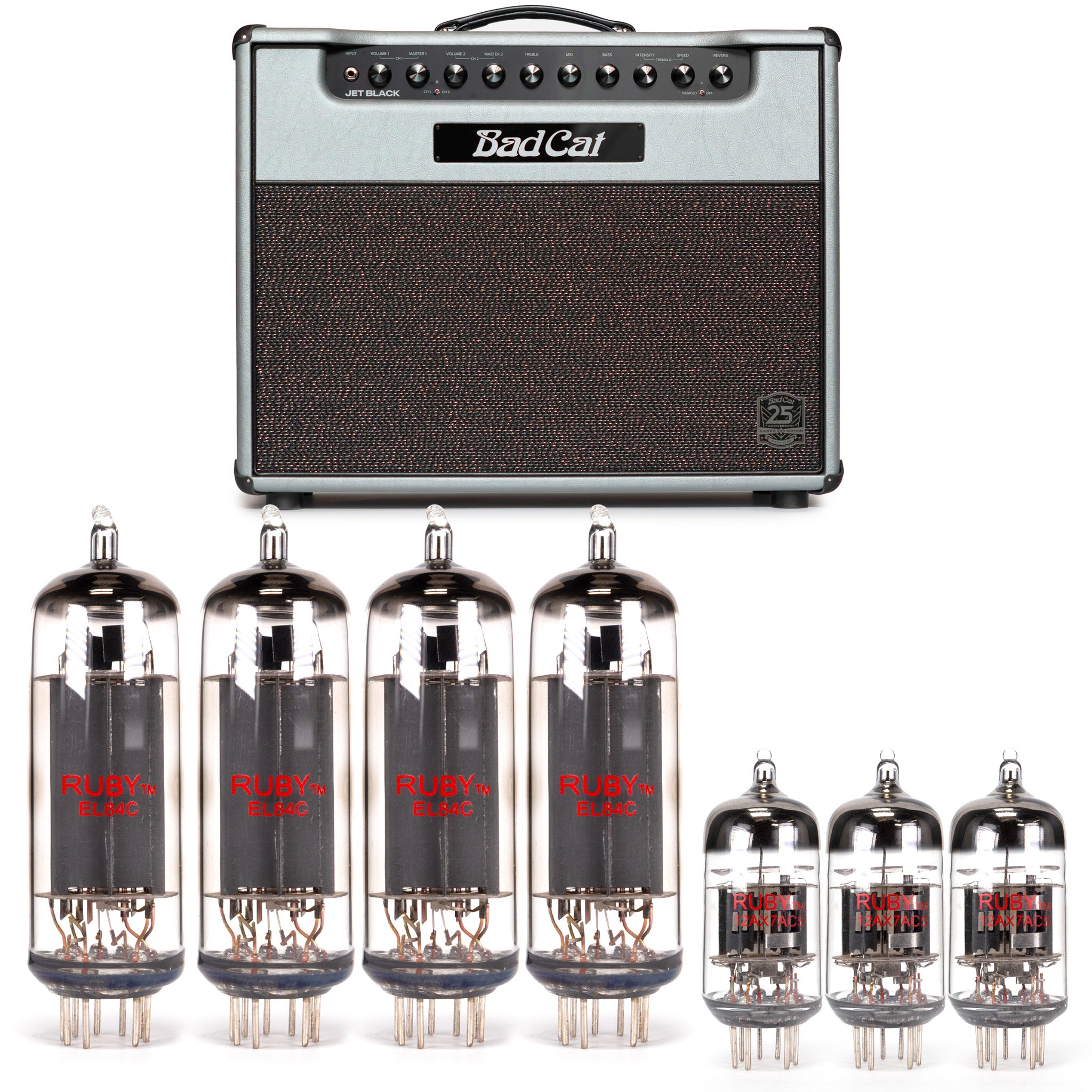 Bad Cat 25th Anniversary Jet Black Amplifier Tube Kit