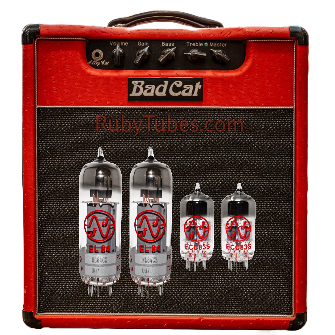 Bad Cat Alley Cat Tube Kit, JJ Electronics, Ruby Tubes, Tested and Matched