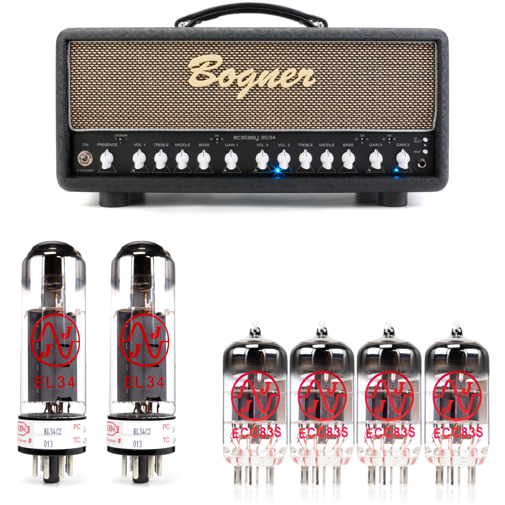 Bogner Ecstasy 3534 50-watt Tube Kit
