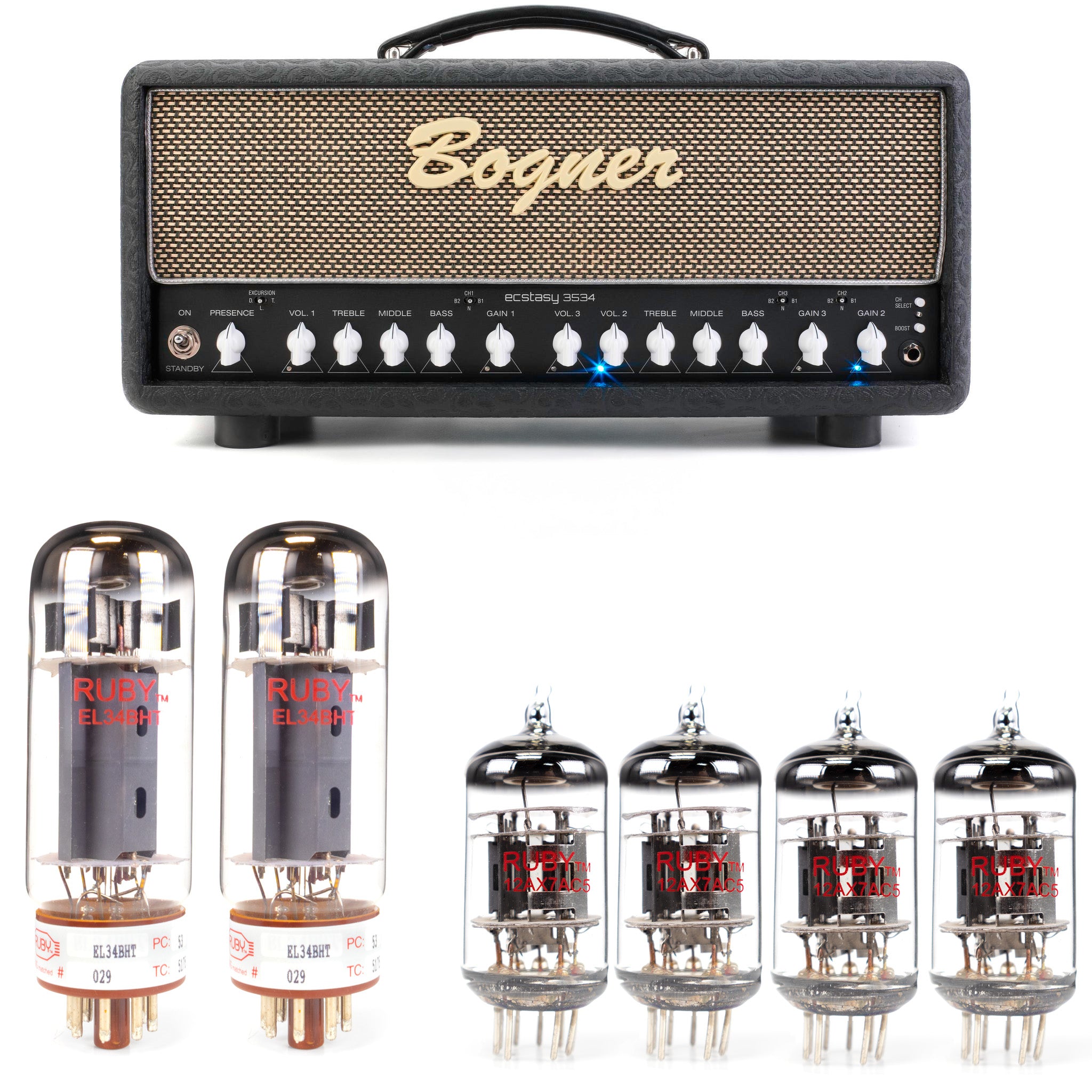 Bogner Ecstasy 3534 50-watt Tube Kit