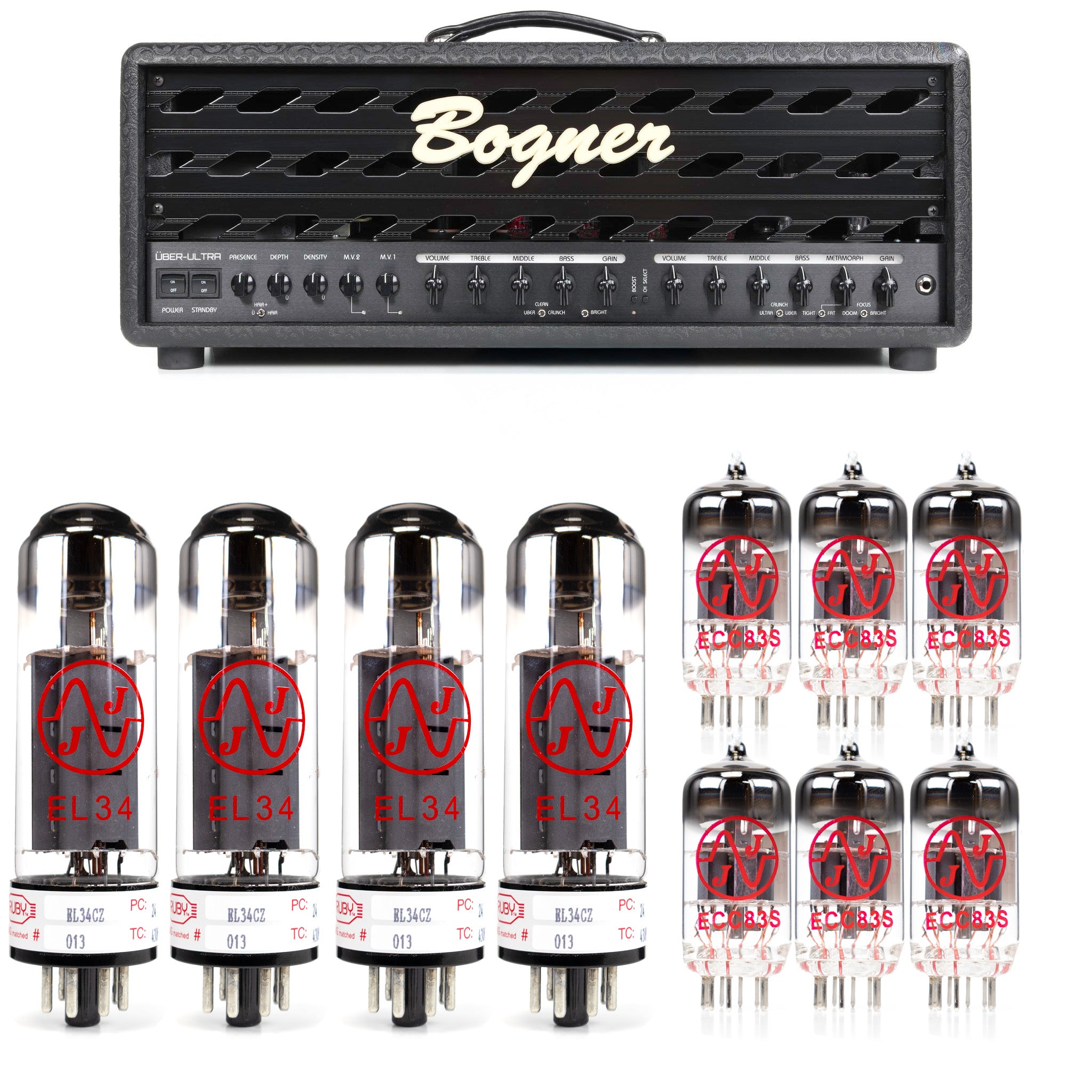 Bogner Uberschall Mk2 100-watt Tube Kit