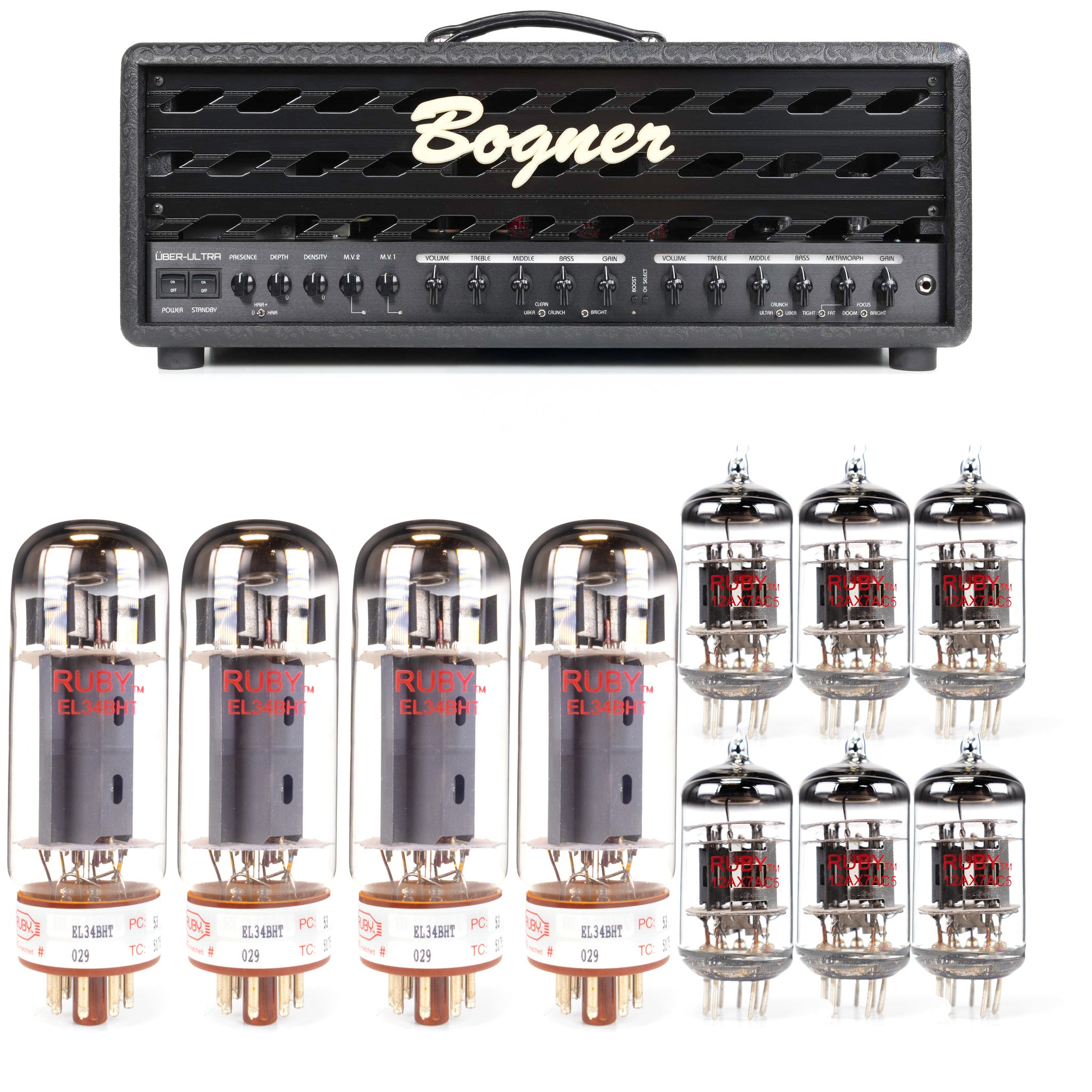 Bogner Uberschall Mk2 100-watt Tube Kit