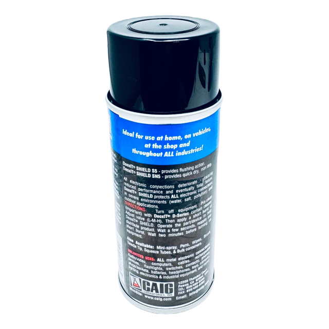 Caig SN5S-6N DeoxIT SHIELD 5% Contact Protector, contact cleaner, amp part cleaner, safe for music instruments