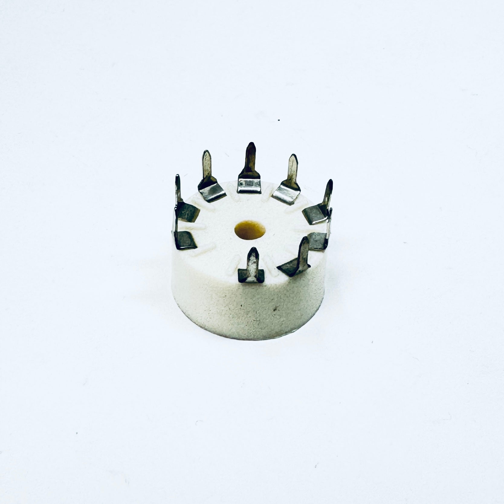 Ceramic 9 Pin PC Mount Phenolic Socket - TUS9PC1, ceramic socket, 