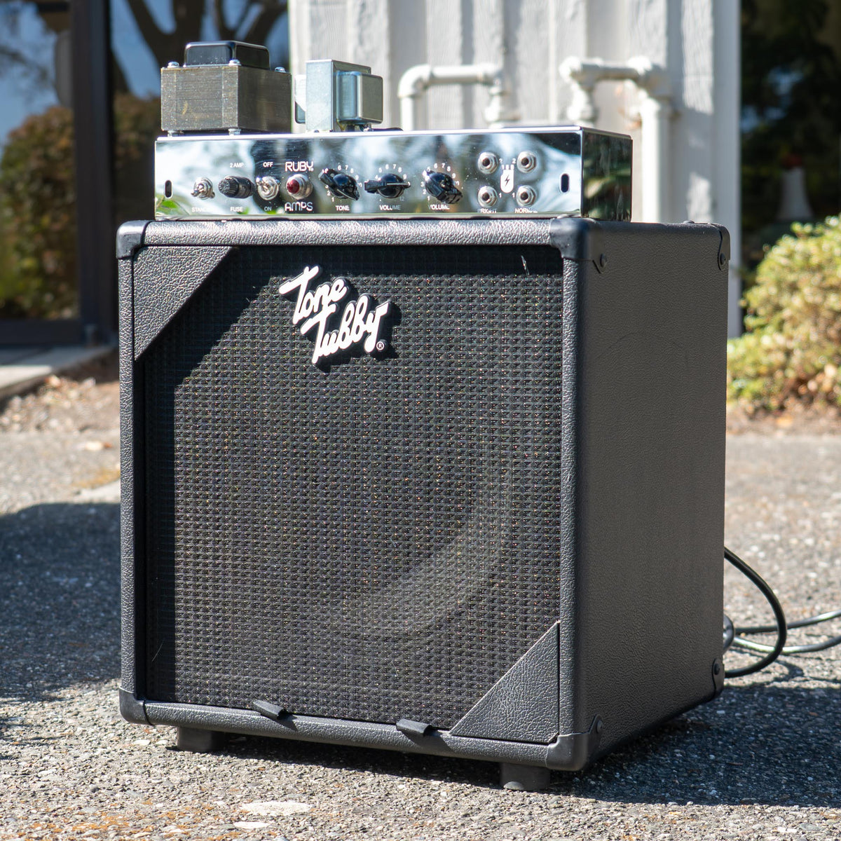 RUBY 5E3 Tweed Deluxe Amp + Tone Tubby DD 1×12 Cabinet RUBY Tubes