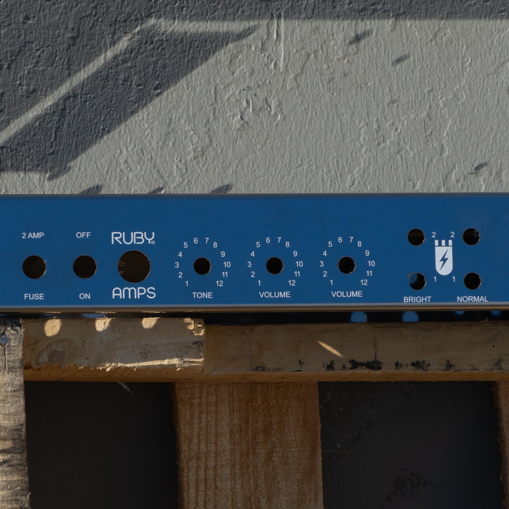 Ruby 5E3 Style Guitar Chassis - White Print