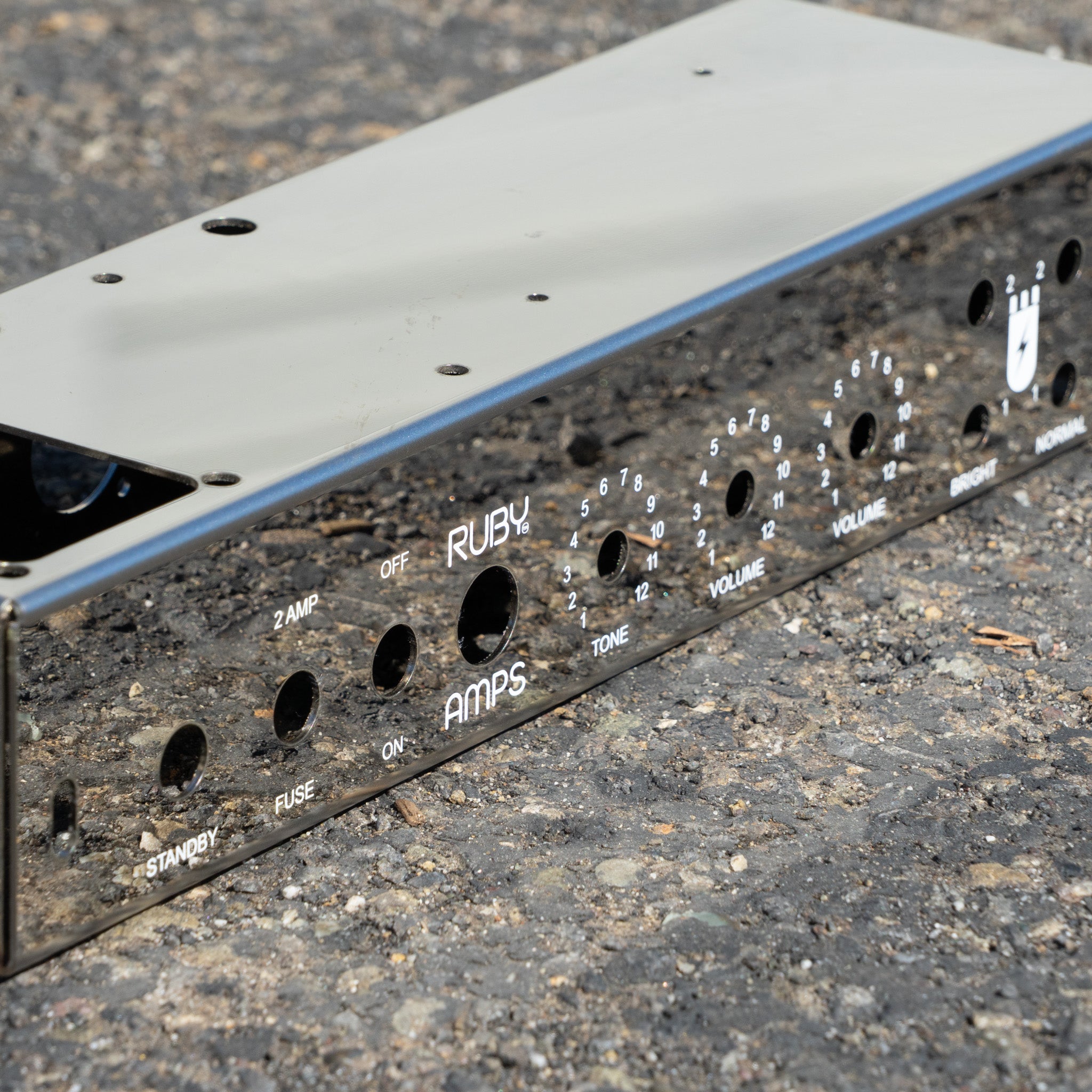 Ruby 5E3 Style Guitar Chassis - White Print