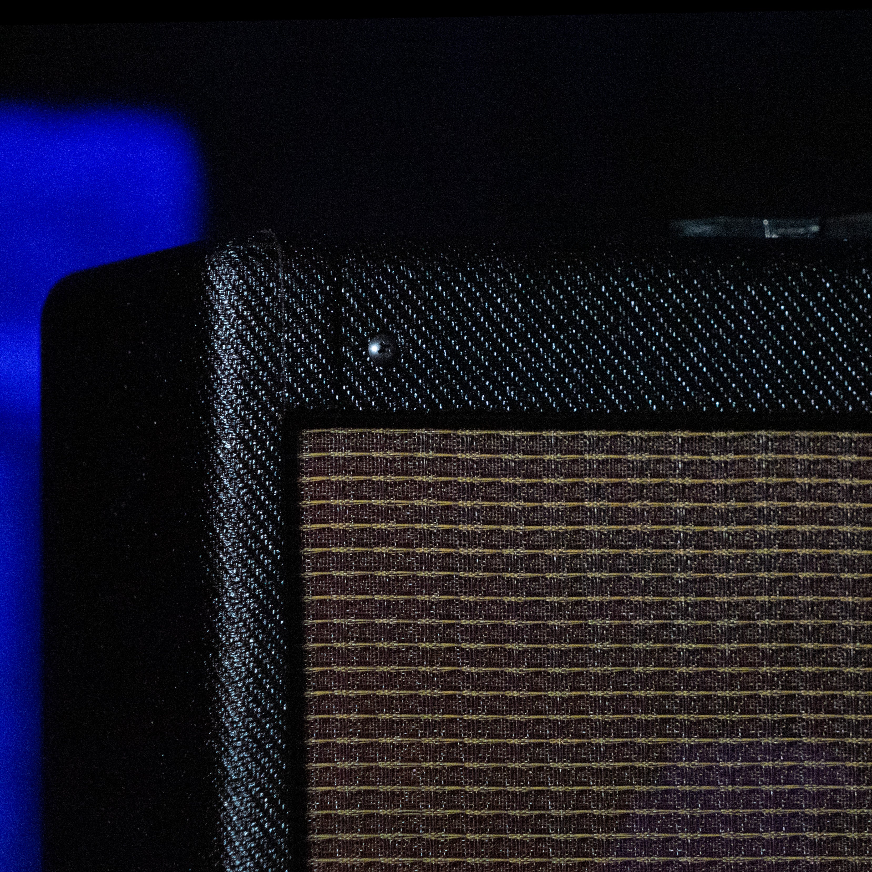 Black Nitro Laquer Tweed Narrow Panel 5E3 Deluxe Cabinet