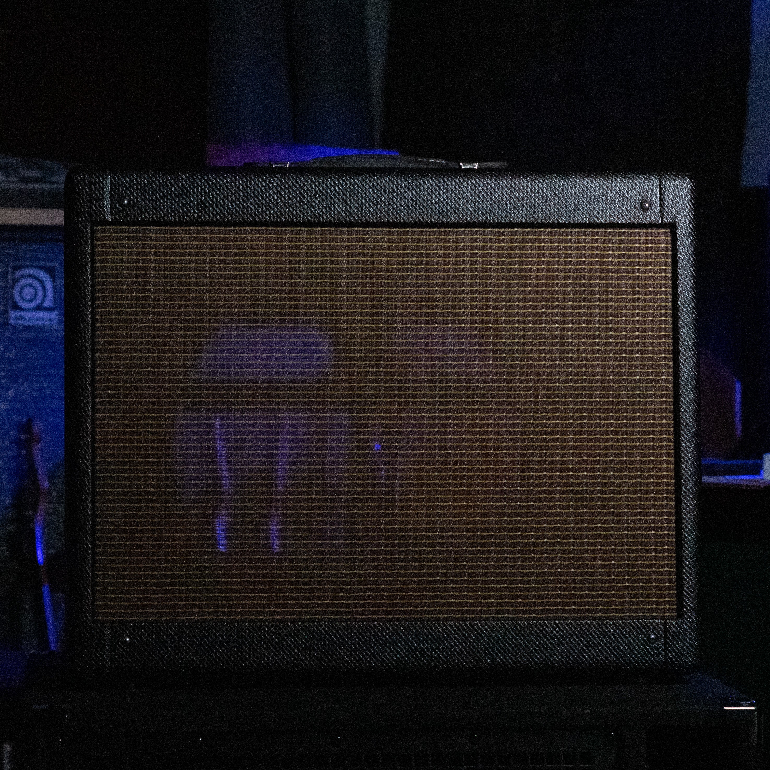 Black Nitro Laquer Tweed Narrow Panel 5E3 Deluxe Cabinet