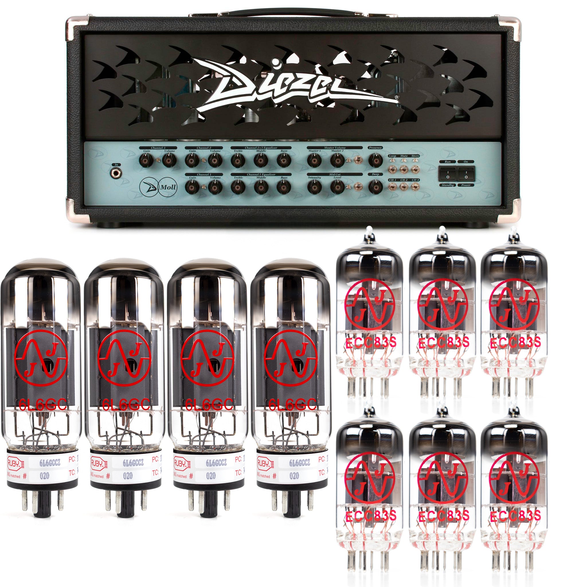 Diezel D-Moll 100-watt Tube Kit