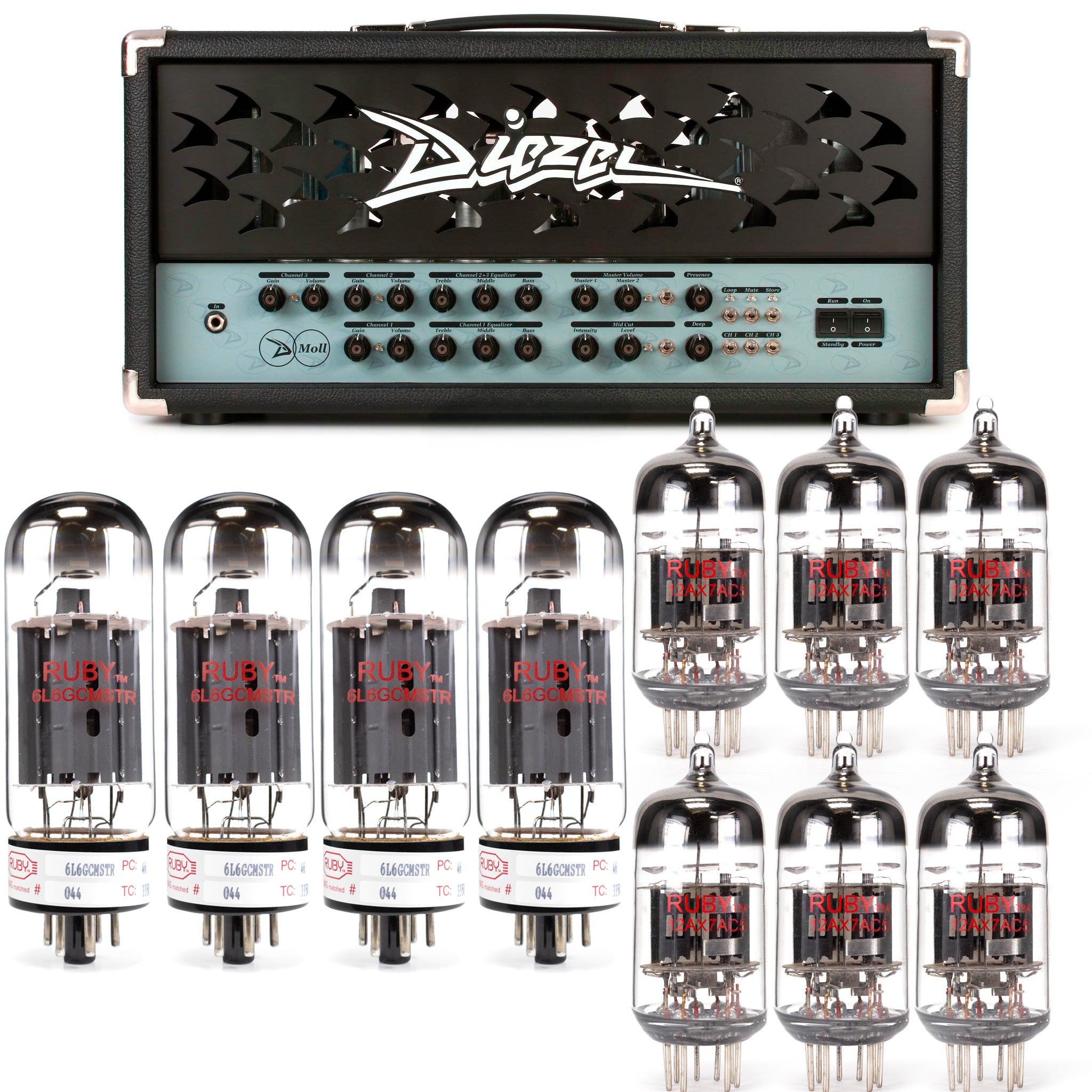 Diezel D-Moll 100-watt Tube Kit