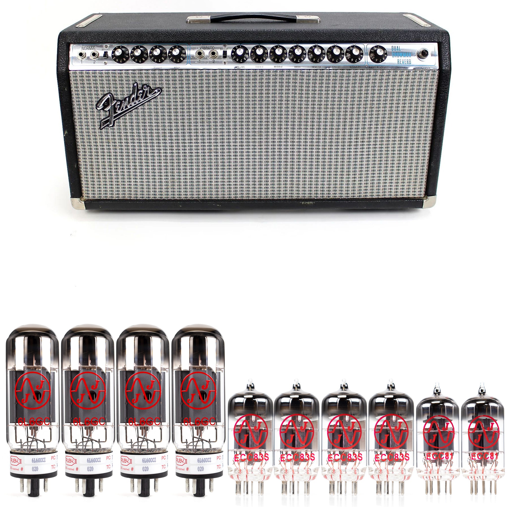 Fender Dual Showman Reverb Tube Kit Fender