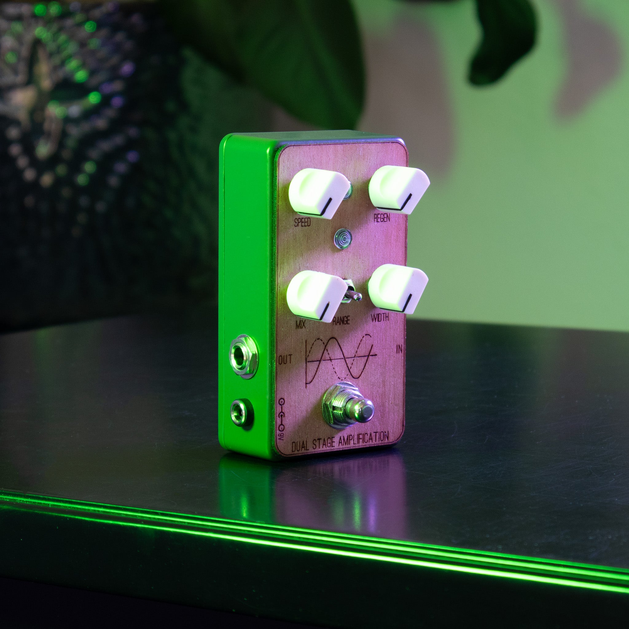 The Phaser Dual Stage Amplification Guitar Pedal