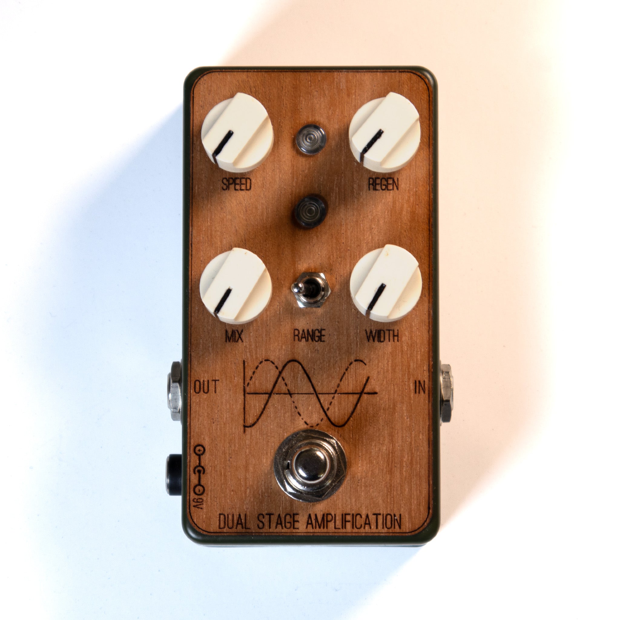 The Phaser Dual Stage Amplification Guitar Pedal