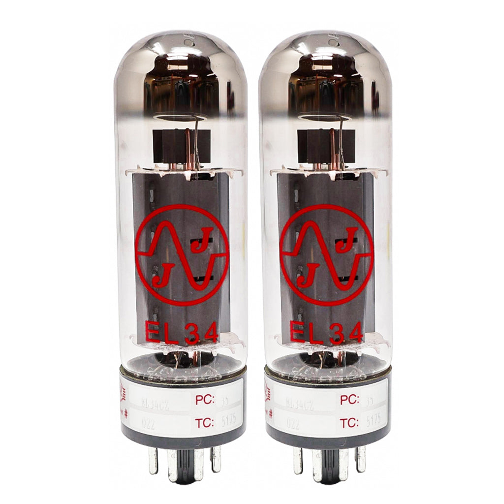 JJ EL34 Ruby matched power tube, matched tested pair