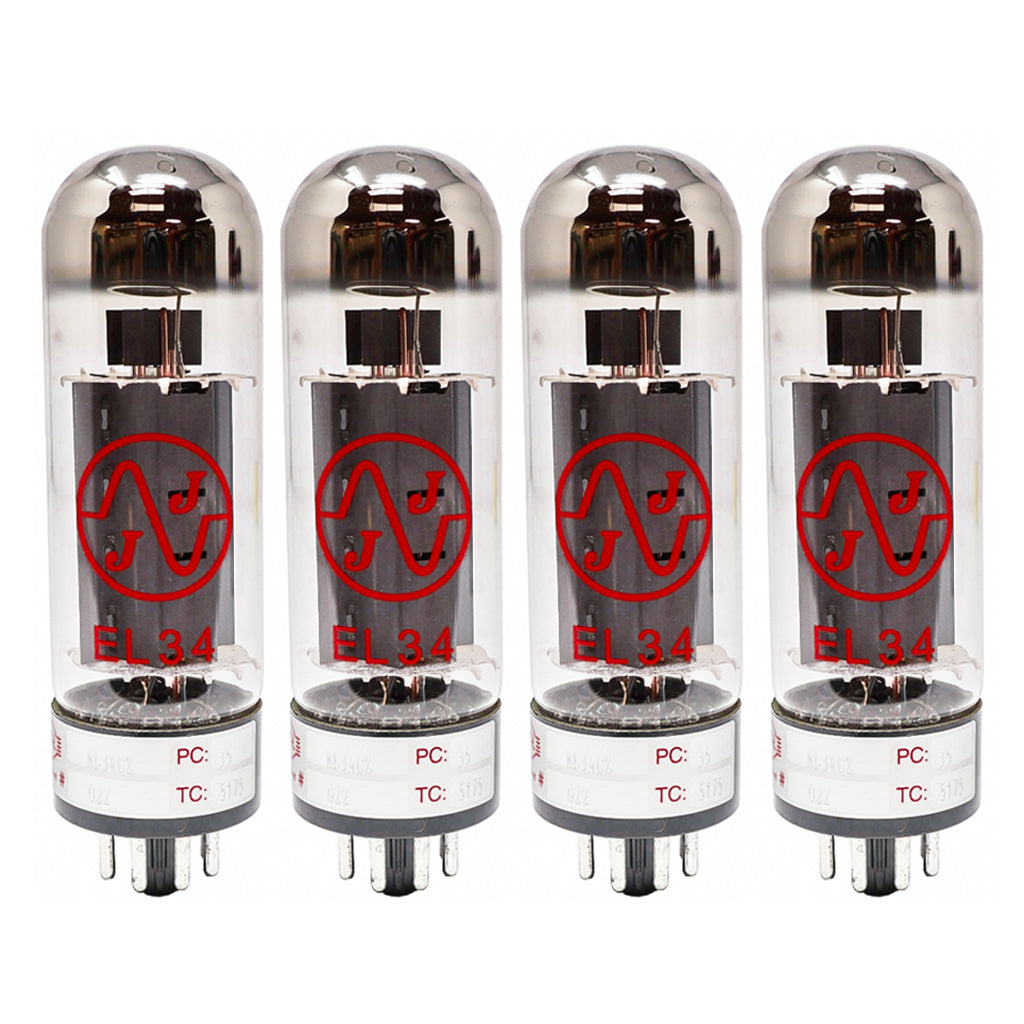 JJ EL34 Ruby matched power tube, matched tested quad