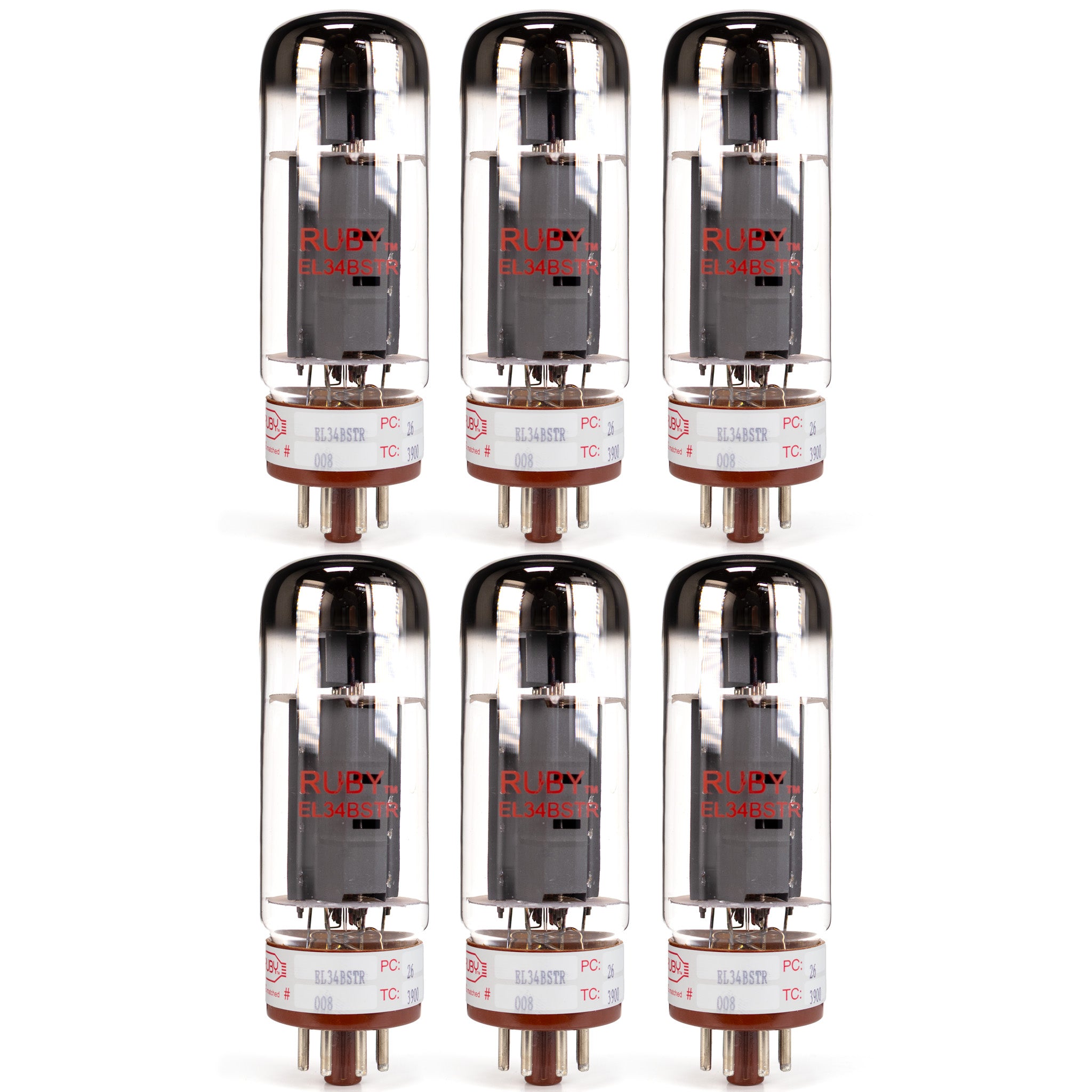 Ruby EL34-BSTR Power Vacuum Tube