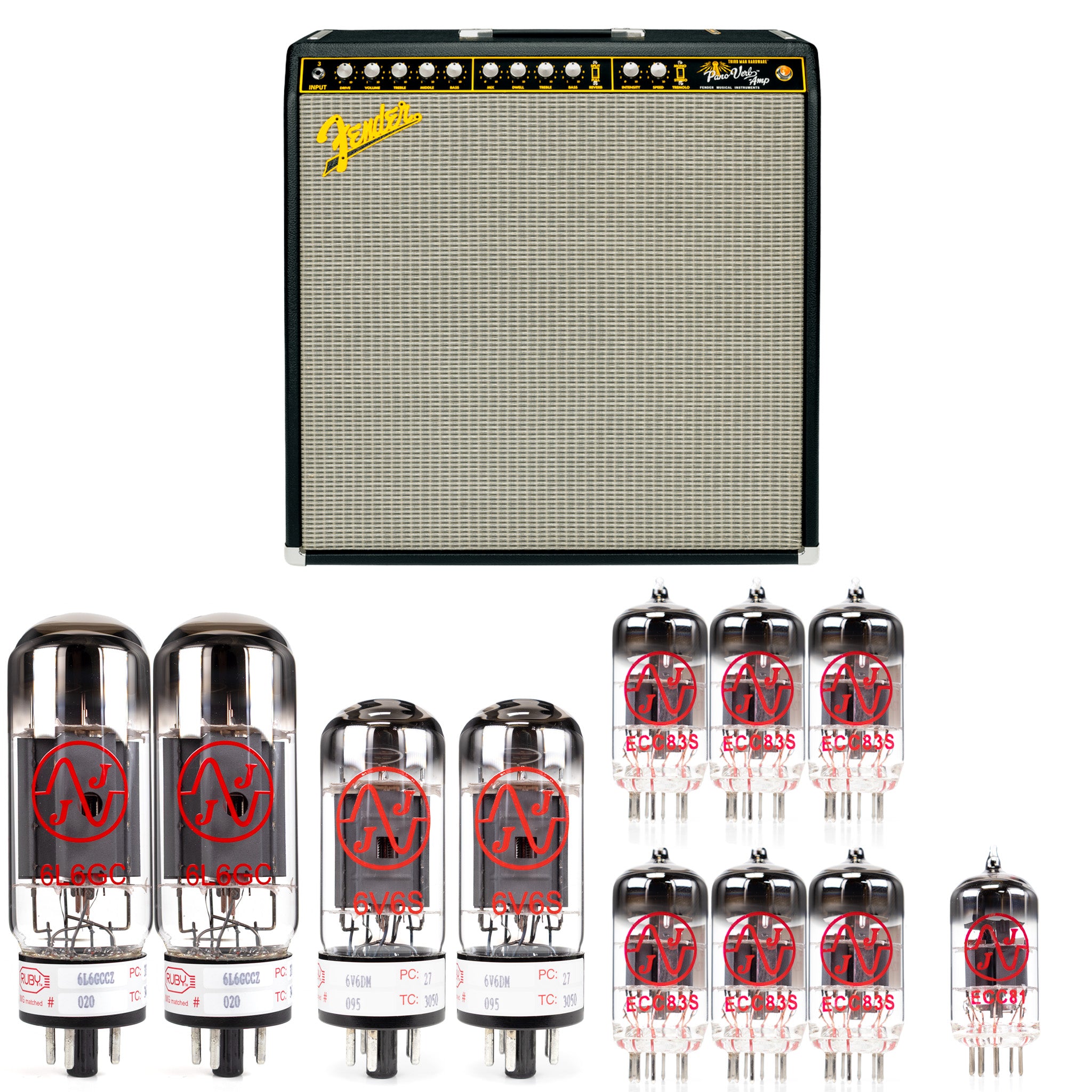 Fender Jack White Pano Verb Tube Kit | Vacuum Tube Shop