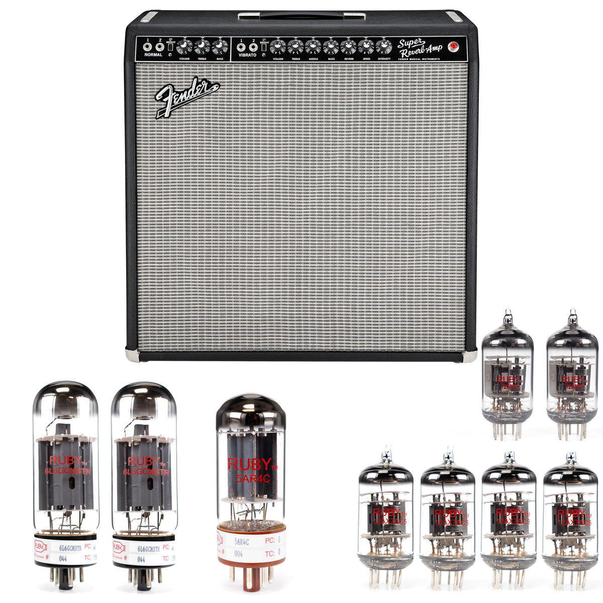Fender Modshop Reverb Fender Super Reverb Tube Kit | Vacuum Tube Shop