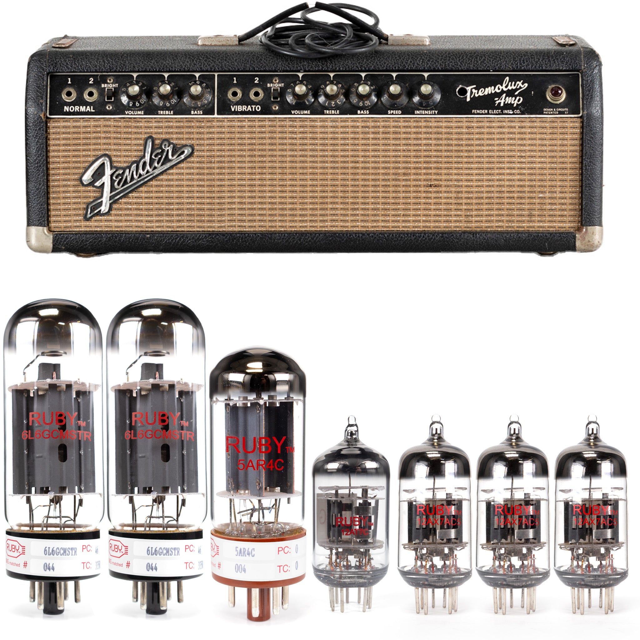Fender Tremolux Blackface Tube Kit