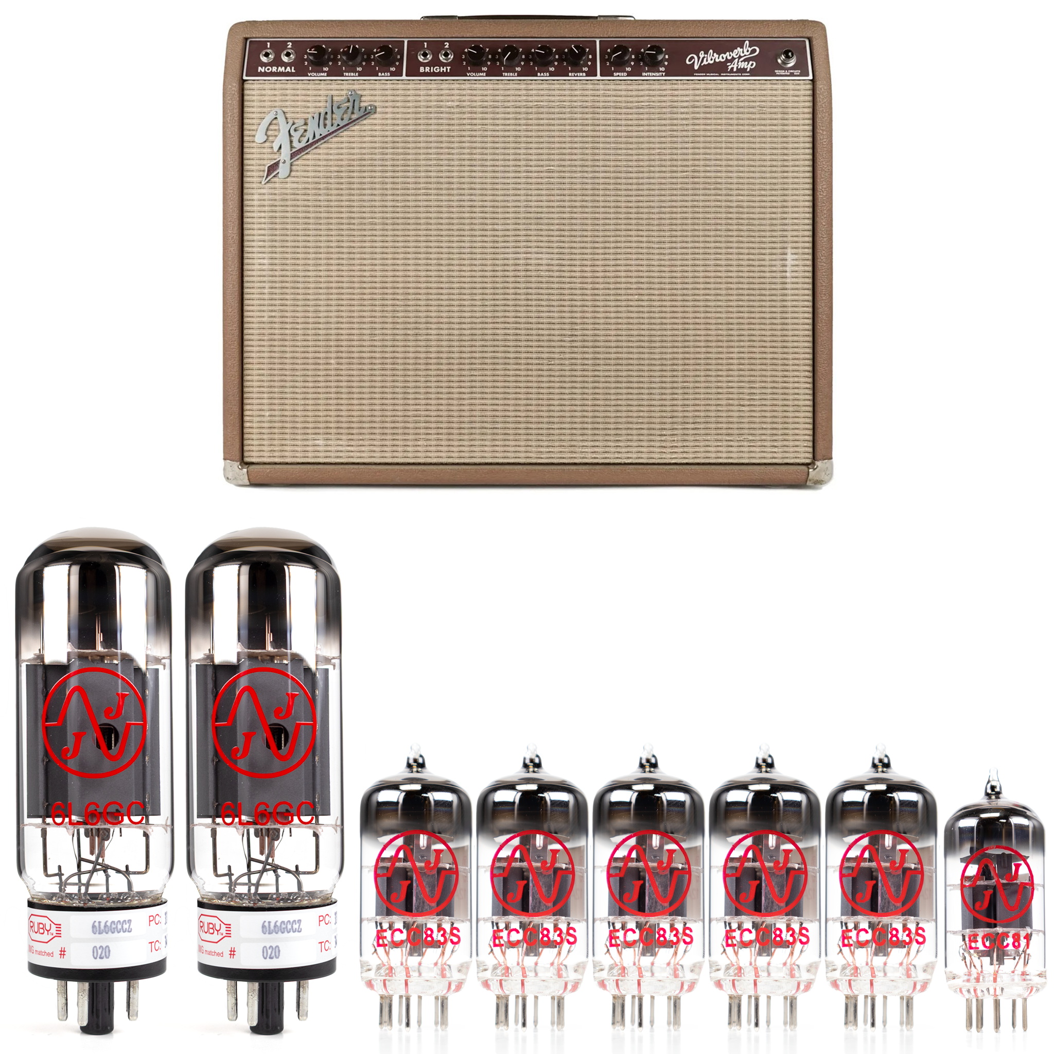Fender Vibroverb Reissue Tube Kit