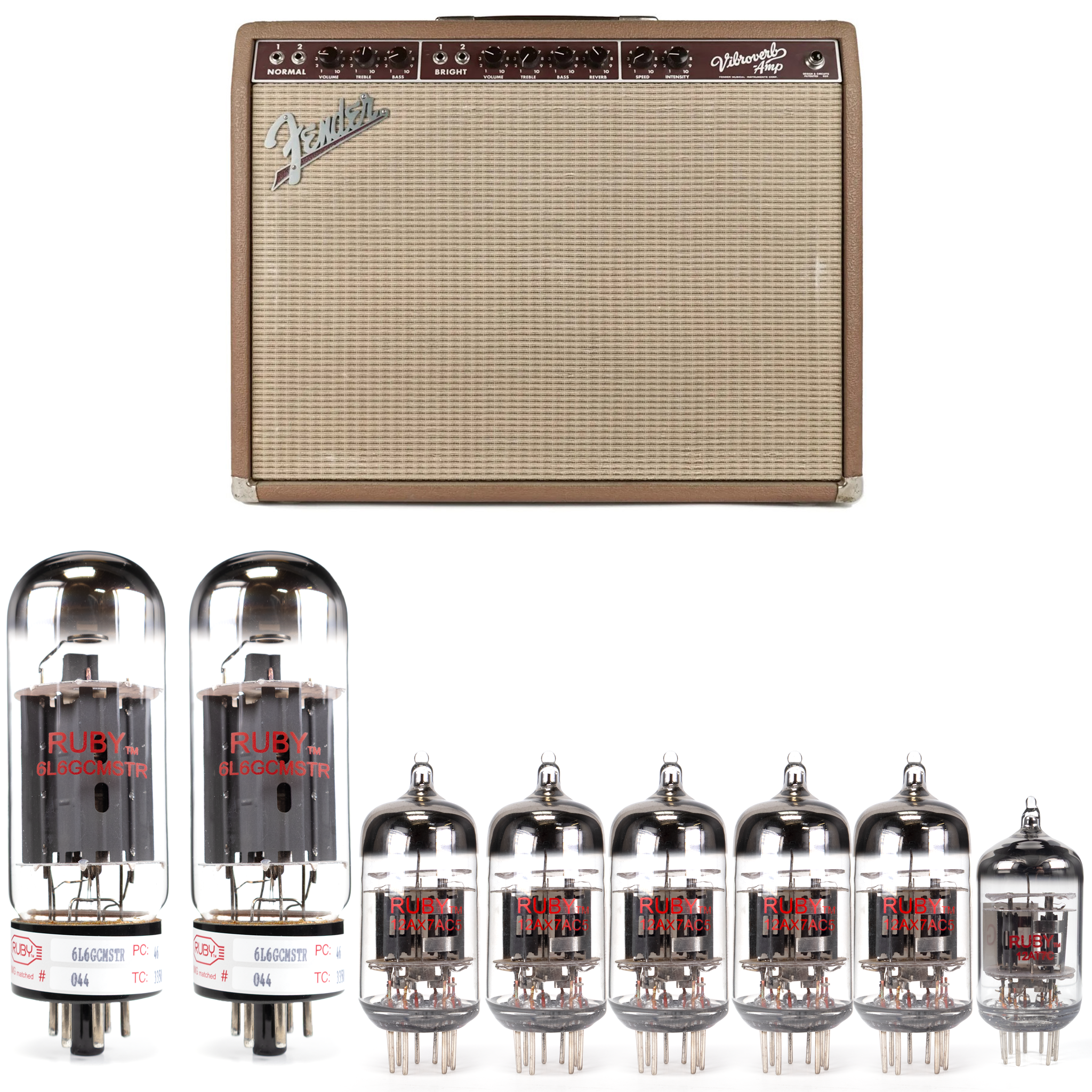 Fender Vibroverb Reissue Tube Kit