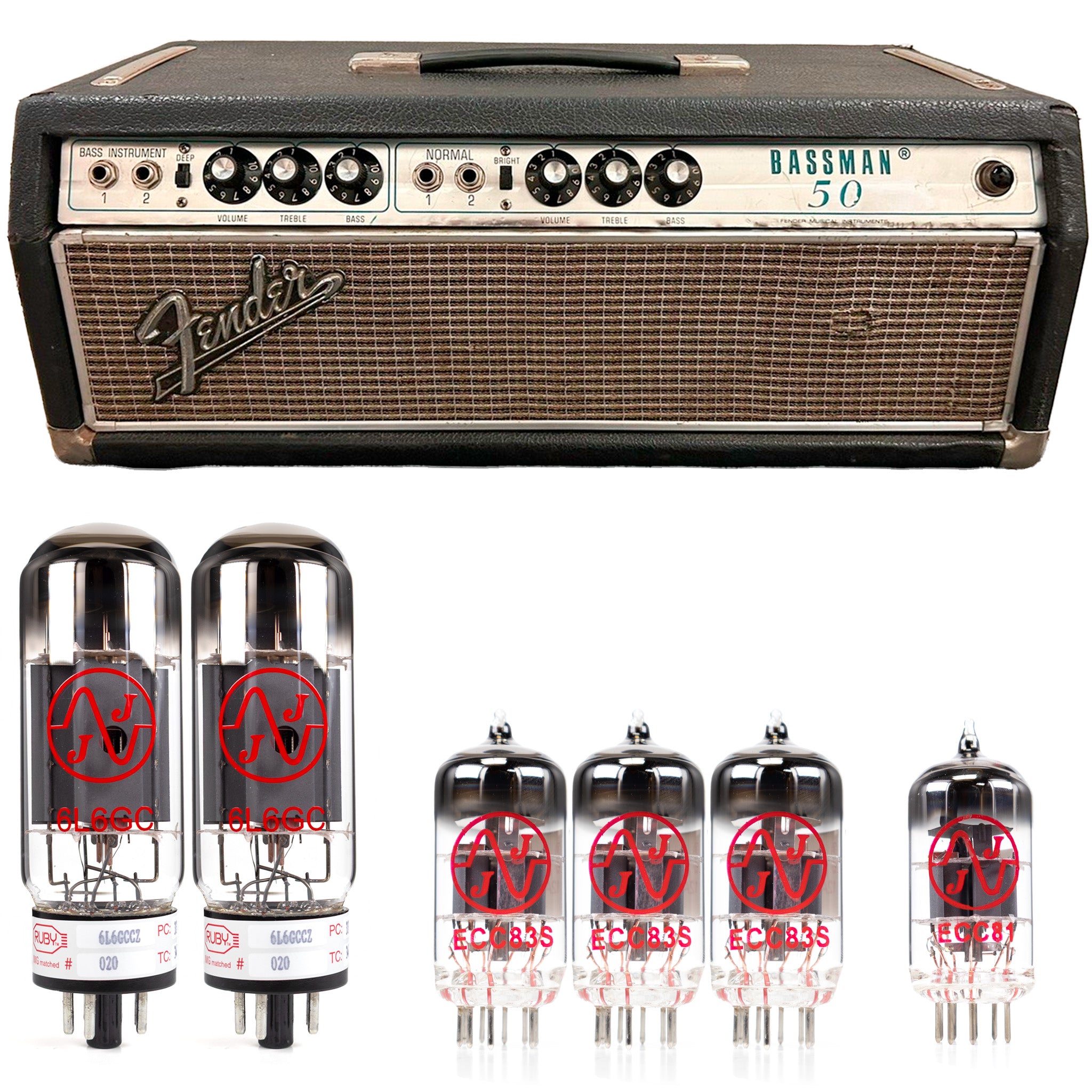 Fender Bassman Vacuum Tube Kit - 50 / 70 Watt