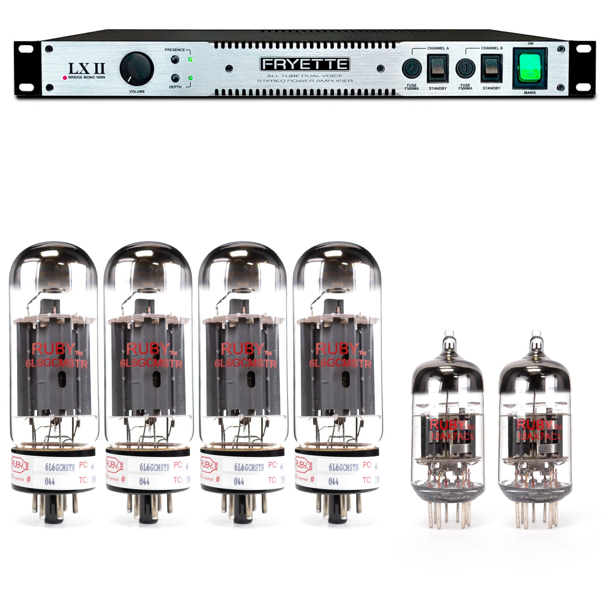 Fryette LX-II Power Amp Tube Kit